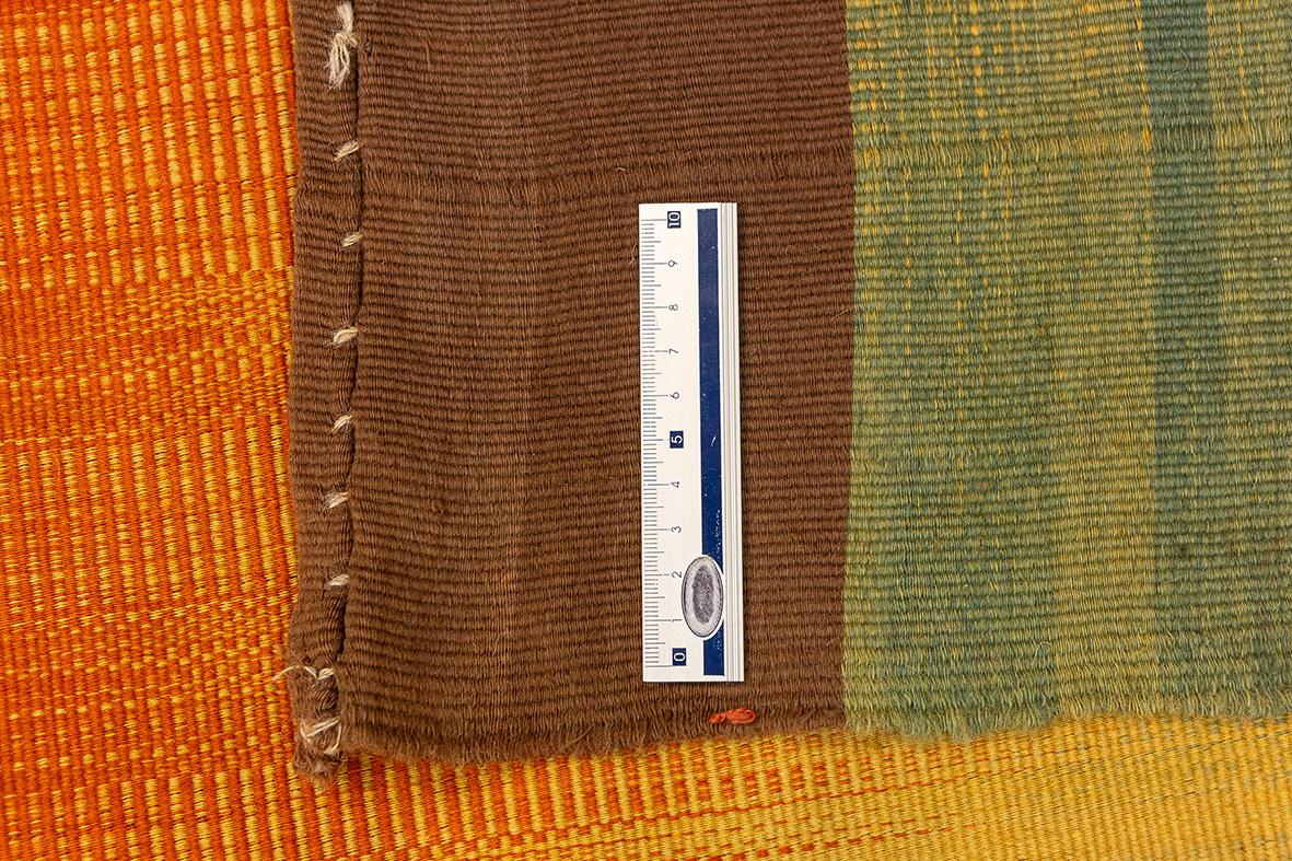 Wool Kilim Rug Sunset Gradient Design For Sale