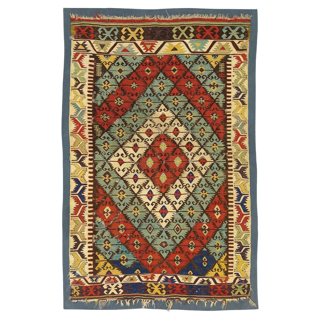 Kilim Rug Turkish Aydin For Sale