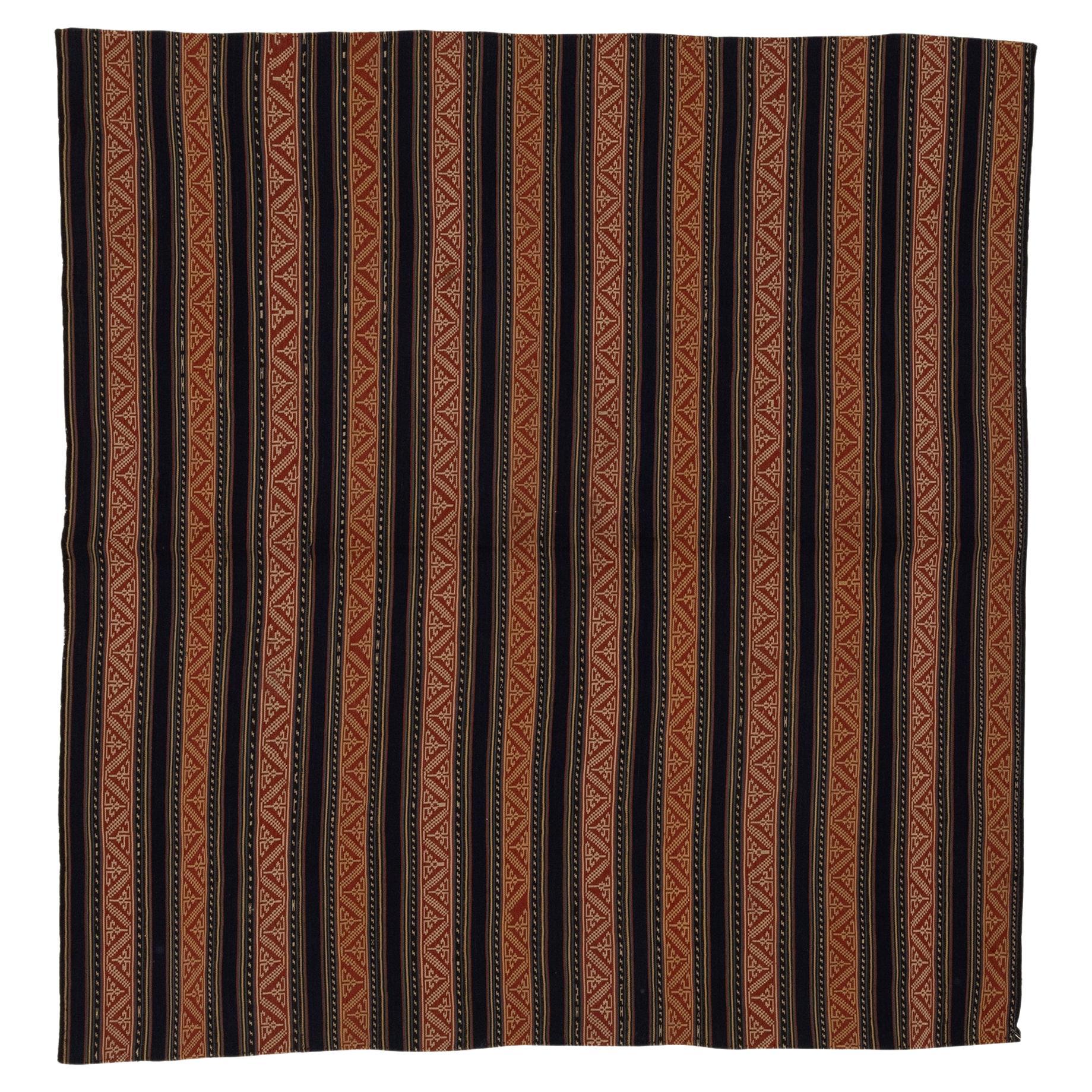 Kilim Rug Vintage, circa 1880s