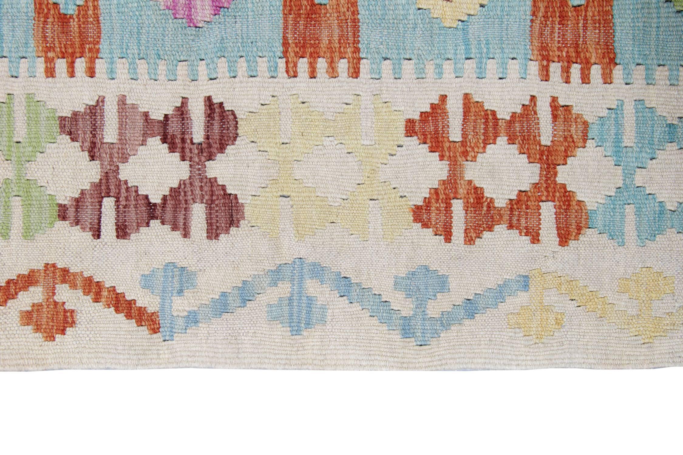 Afghan Handmade Carpet Kelim Primitive Kilim Rugs, Traditional Oriental Rugs 