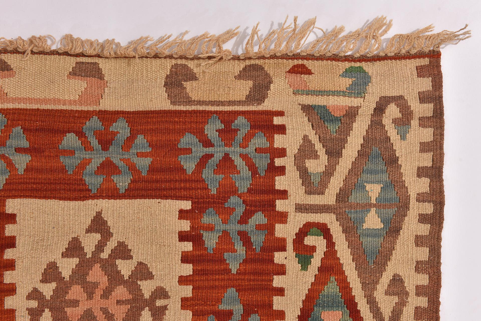 20th Century Kilim Runner Keissary For Sale