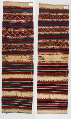 Antique Kilim Runner, Unknown Weaver, Kurdestan, Circa 1935, 212x60 cm