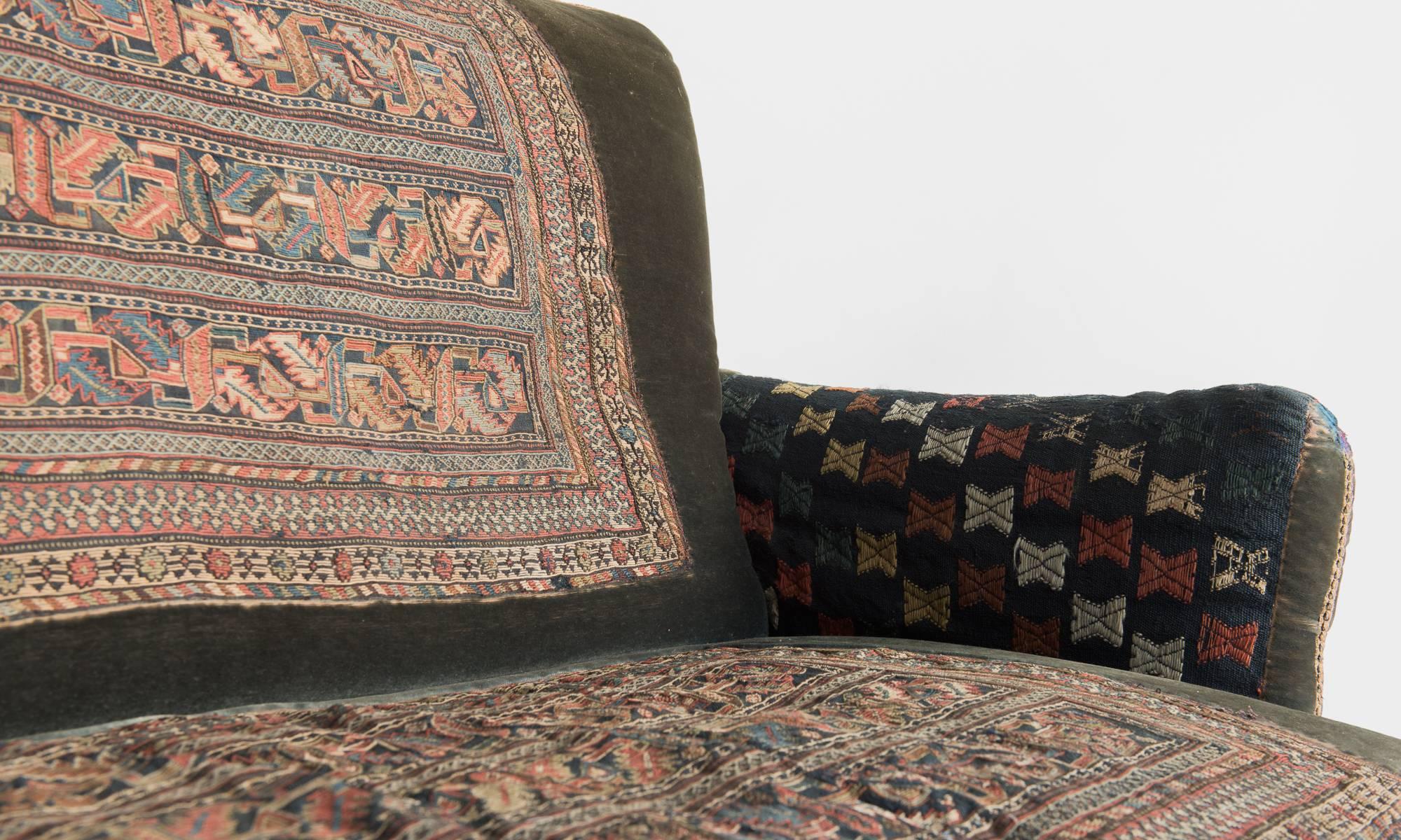 English Kilim Sofa, England, circa 1890