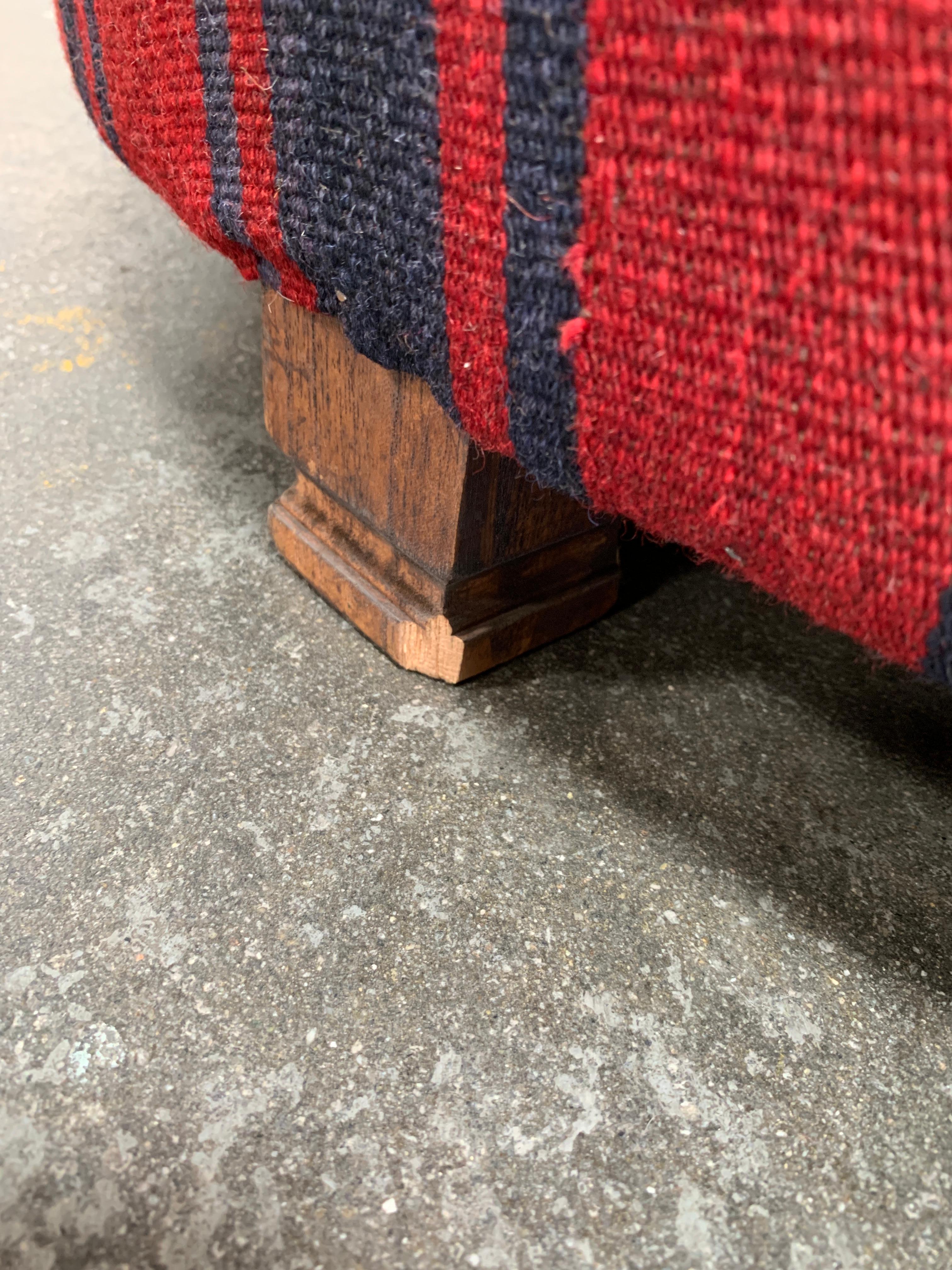 kilim stool ottoman