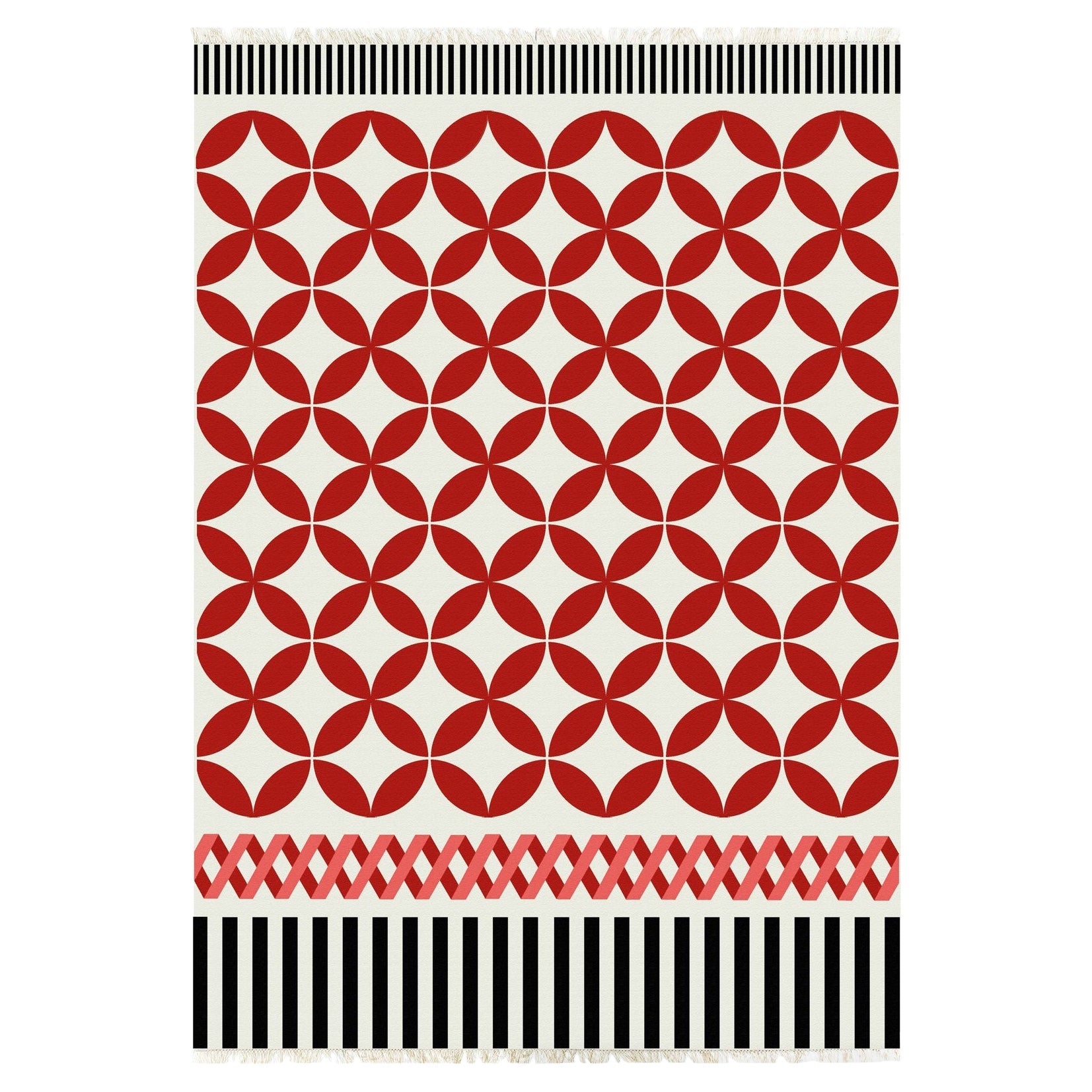 Kilim Technique Catania Medium Rug in Multi Color by Sandra Figuerola For Sale