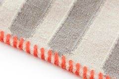 Kilim Technique Duna Small Rug in Grey by Odosdesign