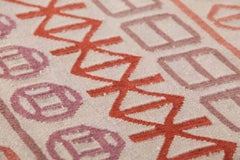 Grand tapis Kilim Technique Naidu en multicolore d'Odosdesign
