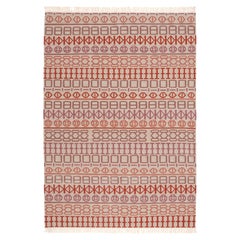 Grand tapis Kilim Technique Naidu en multicolore d'Odosdesign