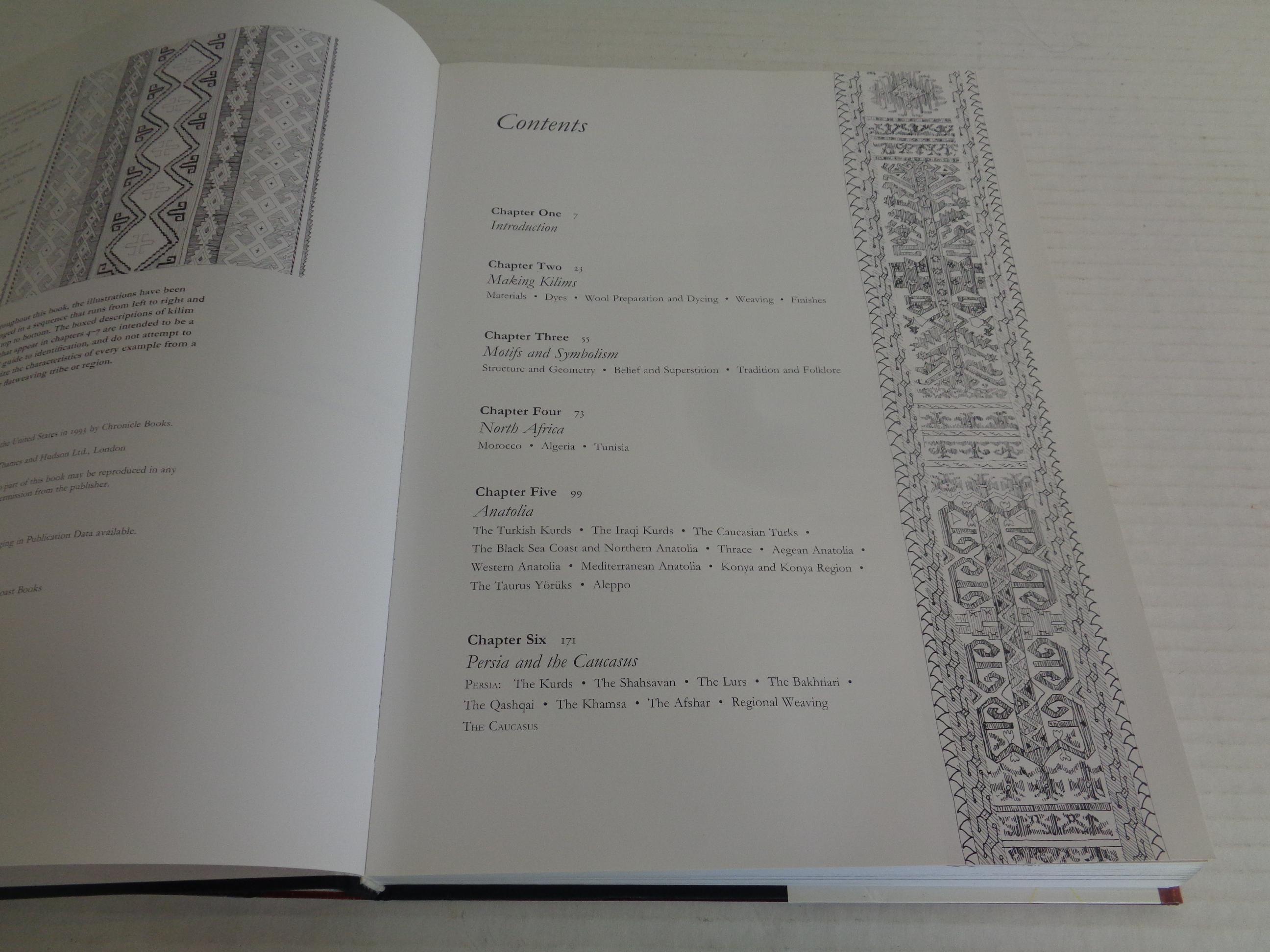 KILIM : The Complete Guide - 1993 Chronicle Books - 1ère édition en vente 1