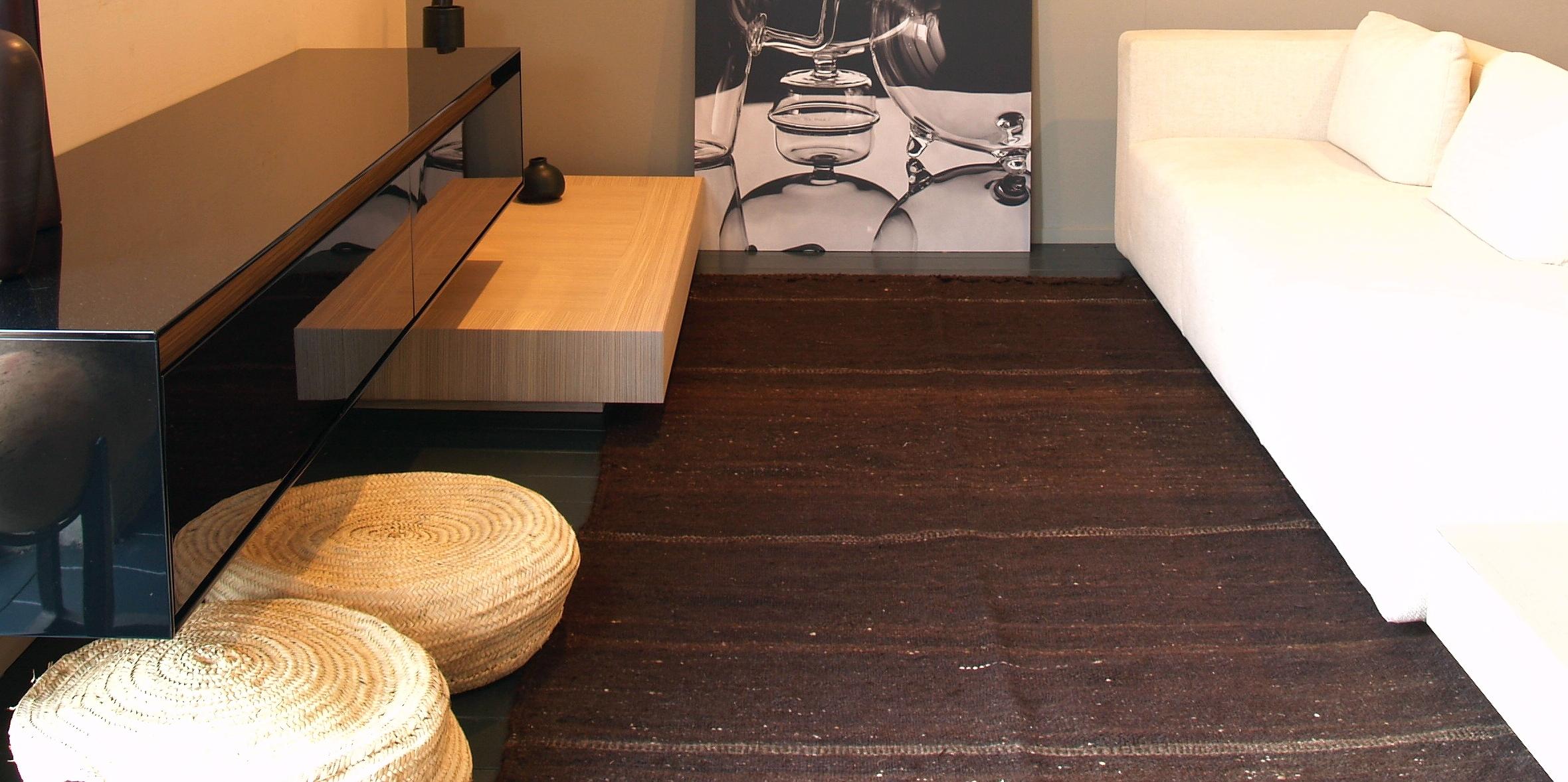 Tribale Kilim Vintage Tappeto Berbero Marocchino Manufatto in Lana Multicolore Naturale in vendita
