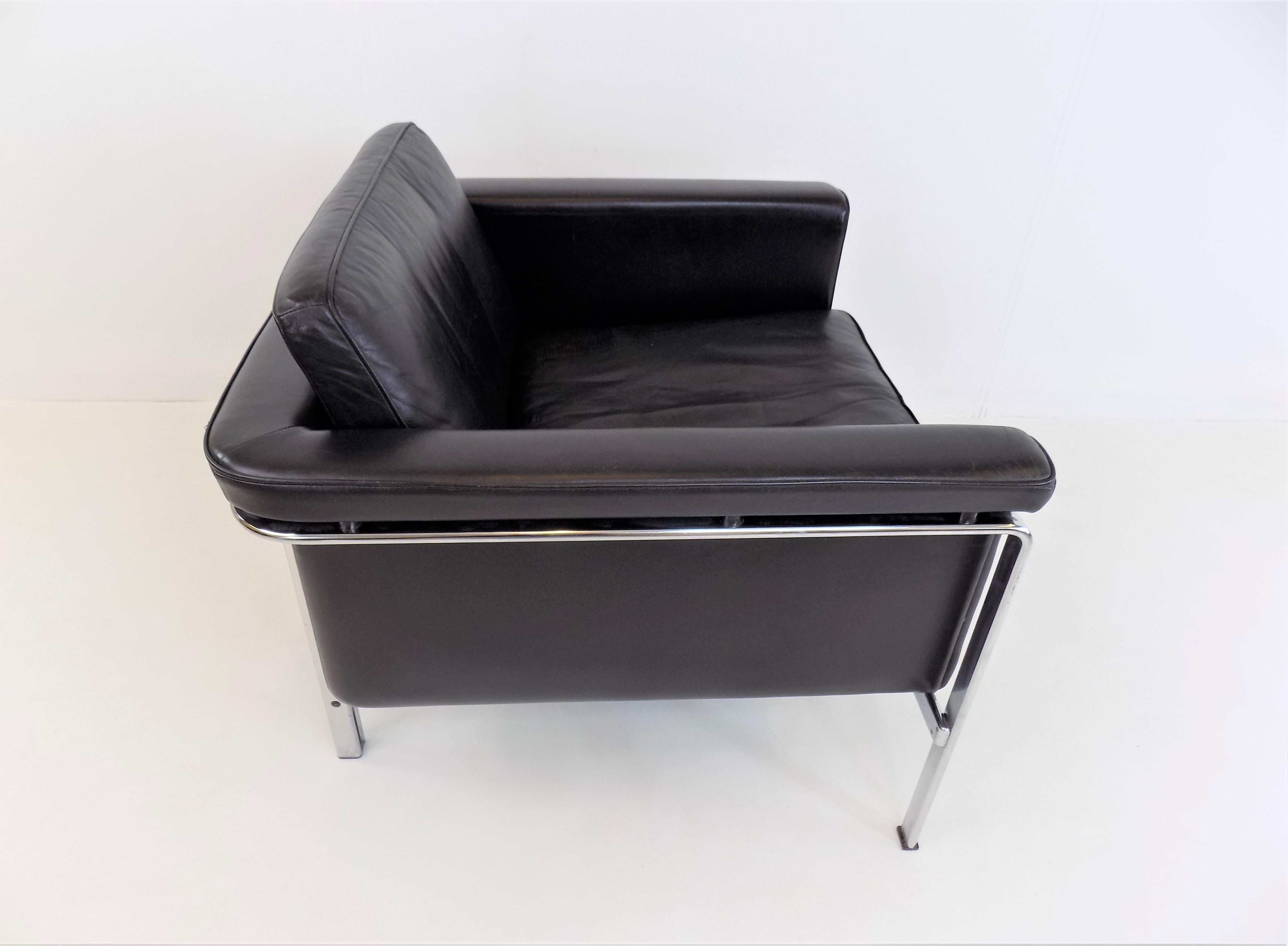 Kill 6911 leather chair black by Horst Brüning 5