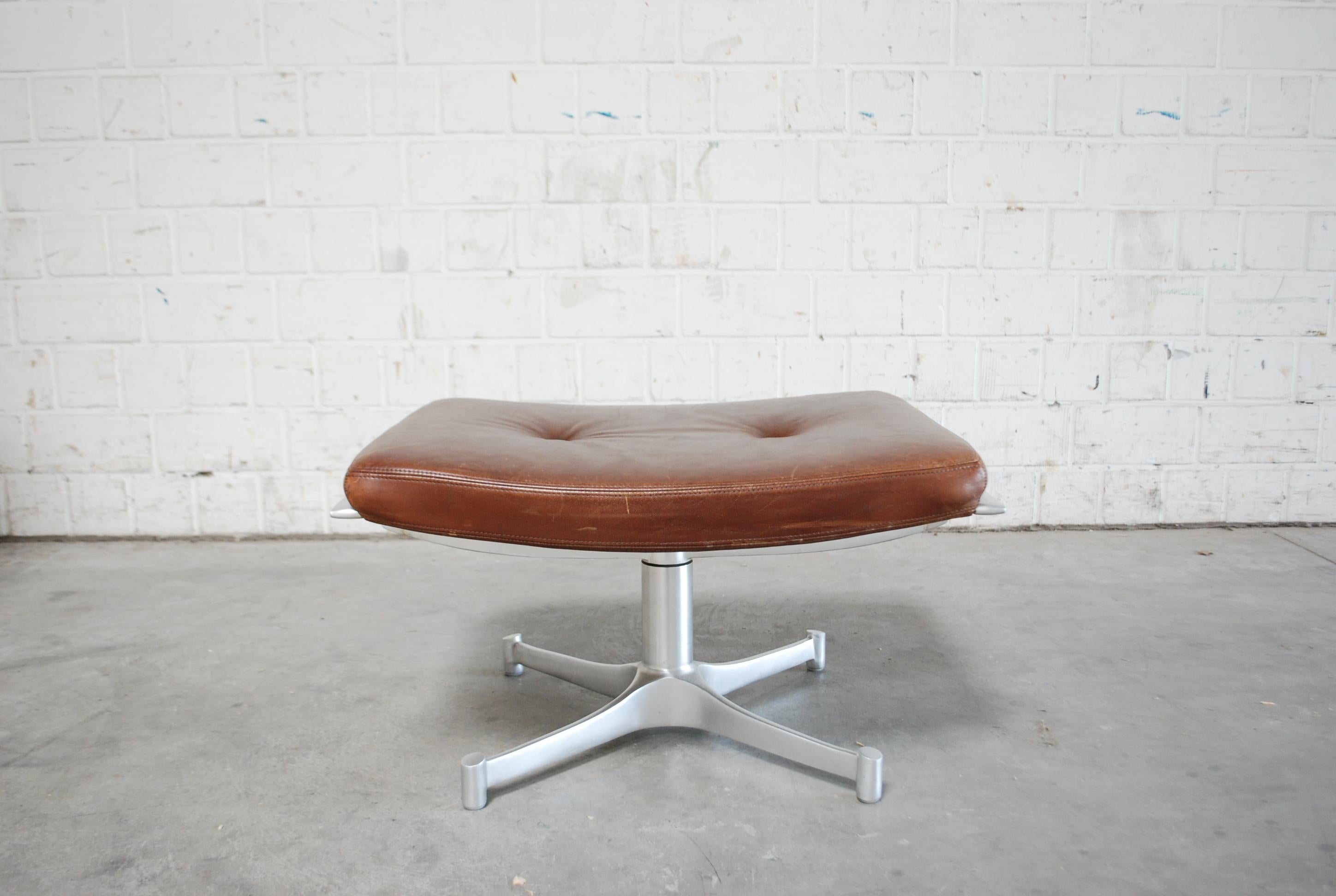 Kill International FK 85 Lounge Chair Cognac Leather design Kastholm / Fabricius 10
