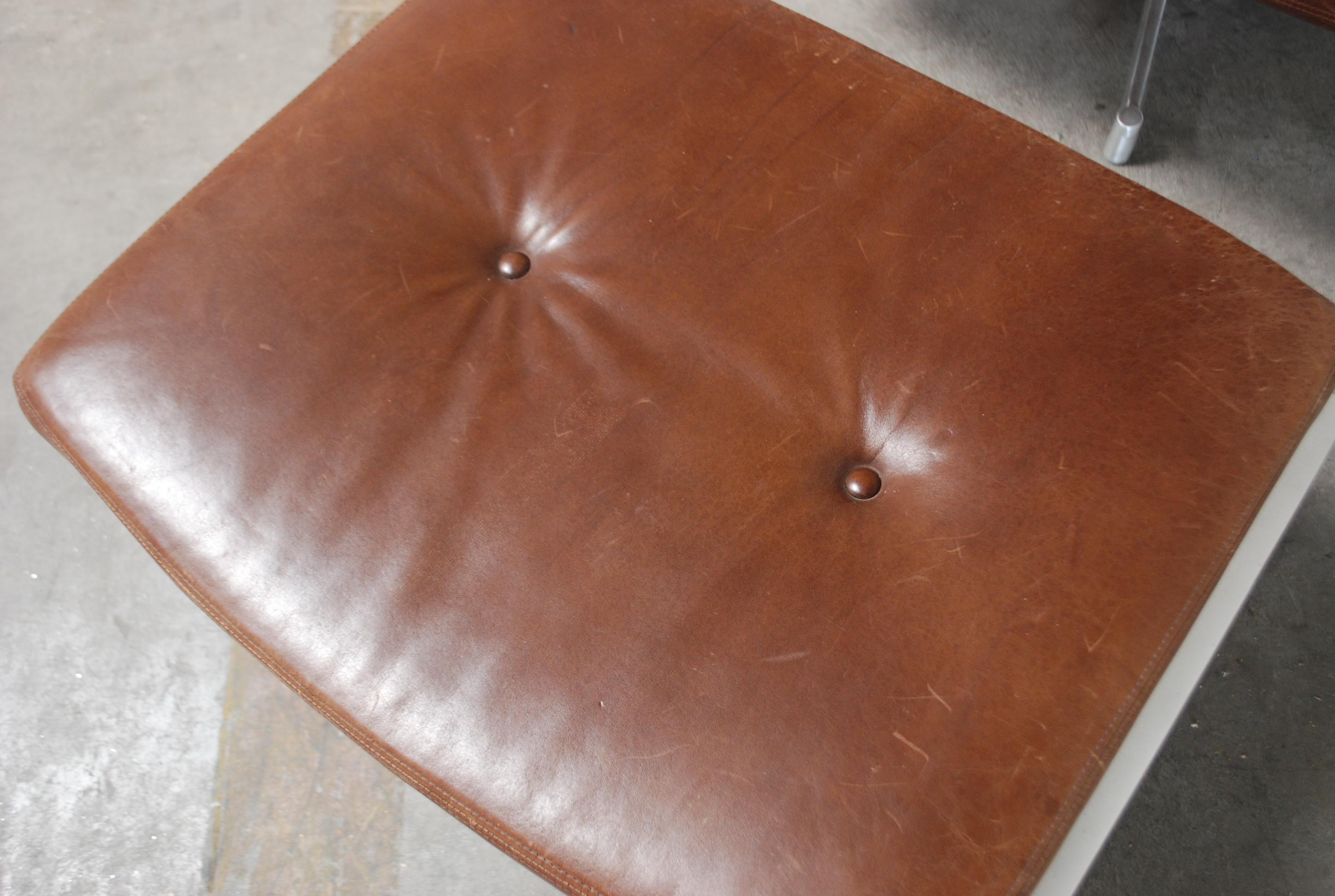Kill International FK 85 Lounge Chair Cognac Leather design Kastholm / Fabricius 11
