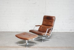 Kill International FK 85 Lounge Chair Cognac Leather design Kastholm / Fabricius