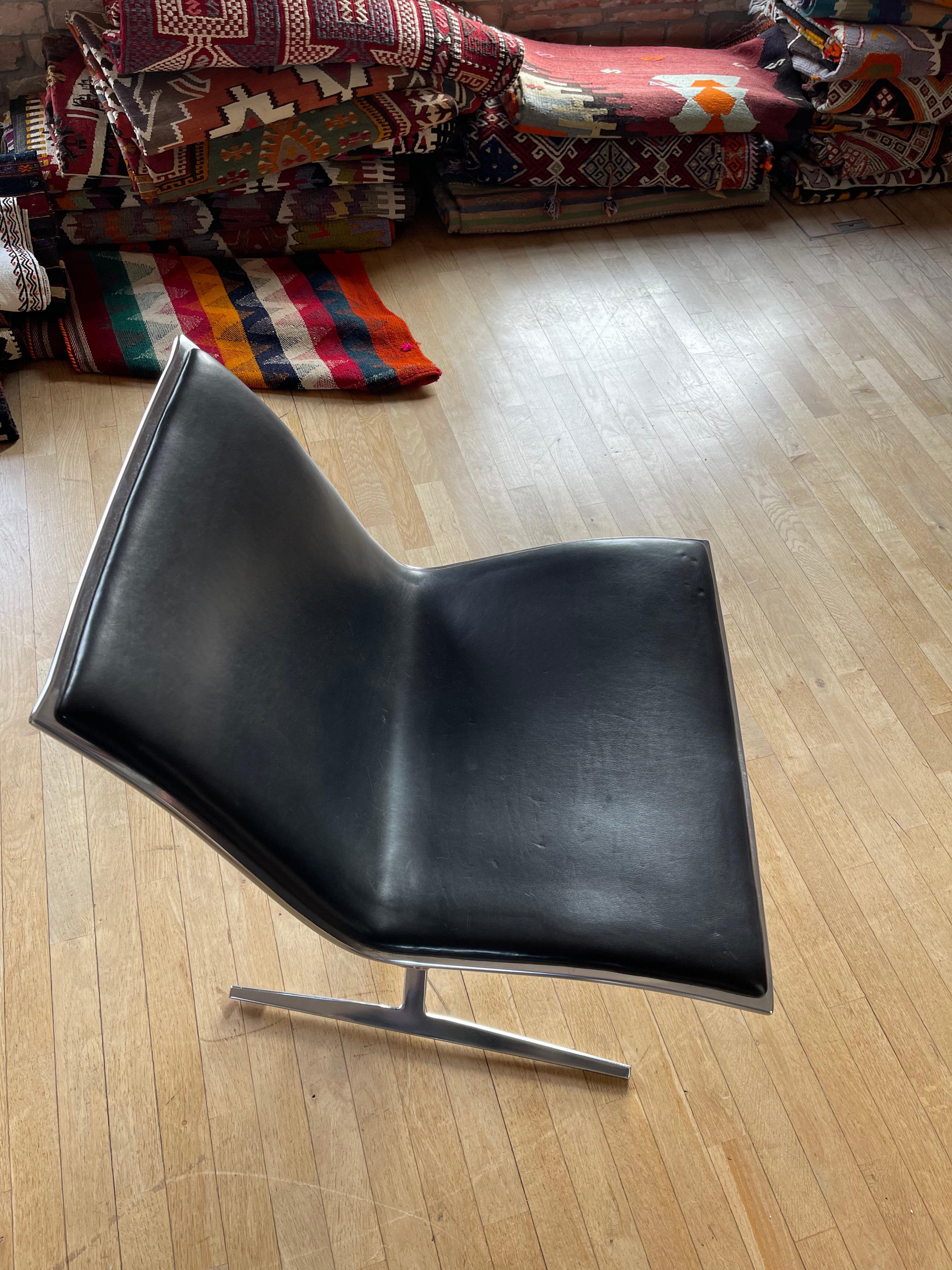 Kill International 5 Skater Modell FK 710 Lounge Stühle Design Kastholm Bon état - En vente à Berlin, DE