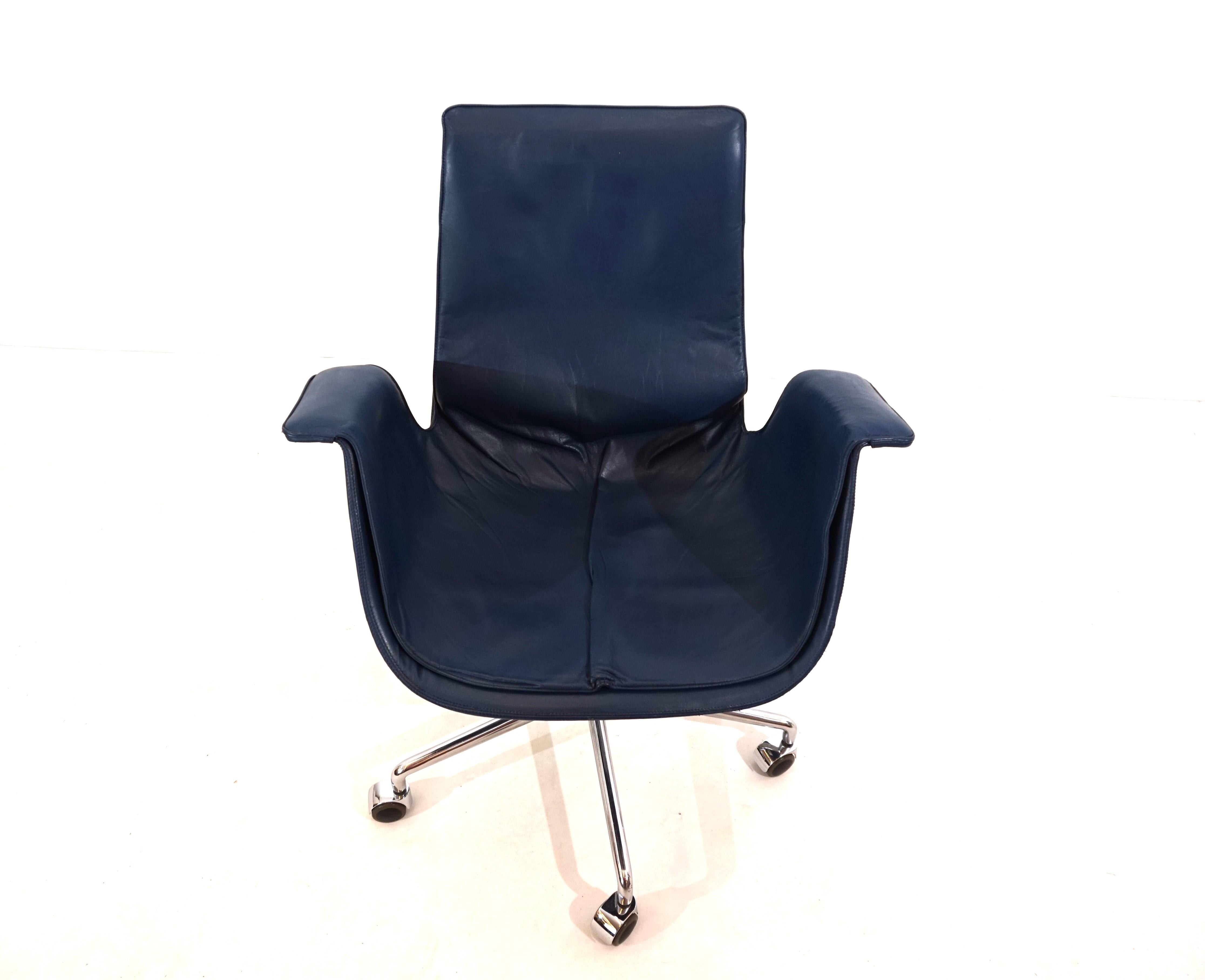 Kill International 6727 leather office chair by Fabricius & Kastholm For Sale 5