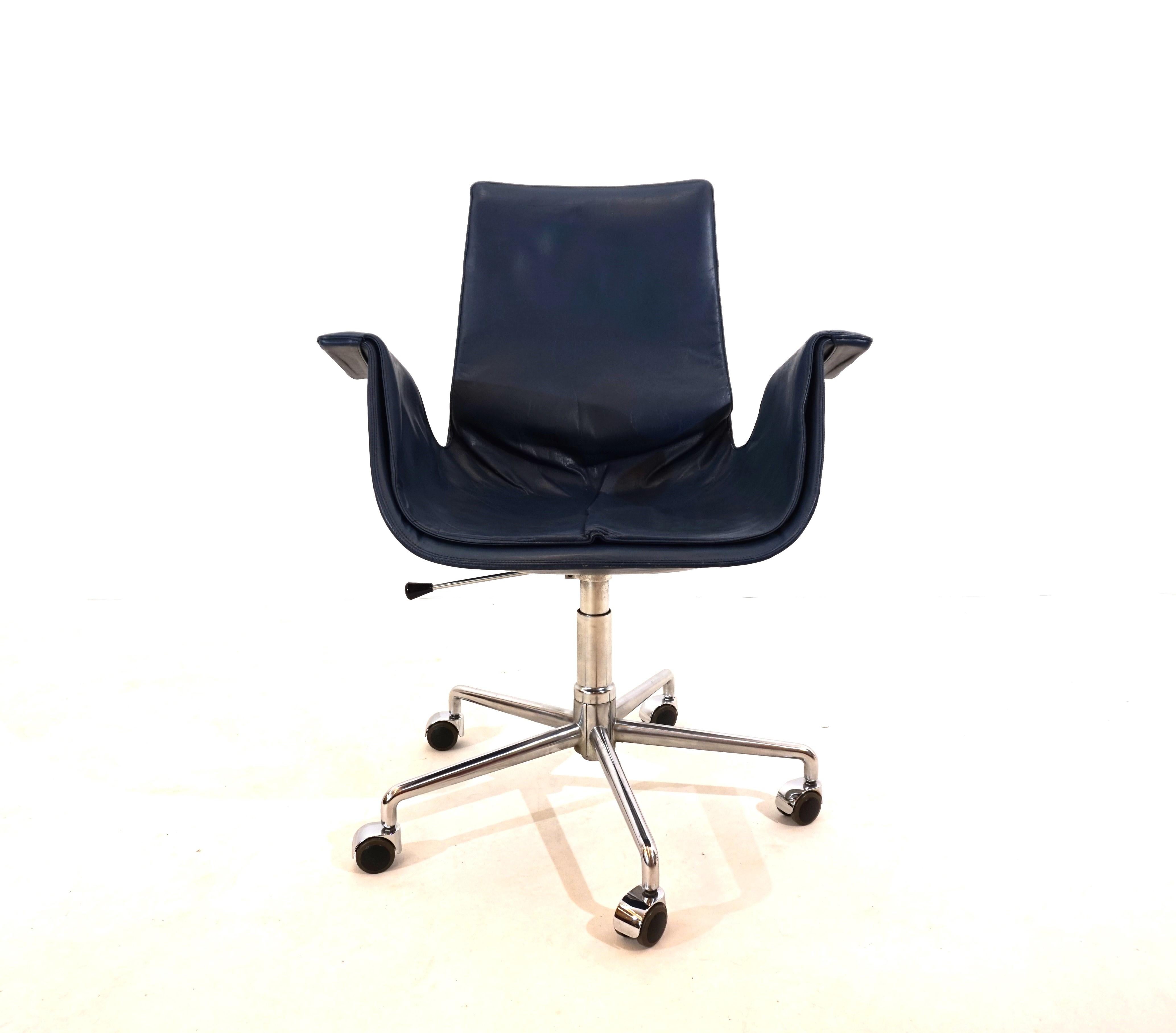 Kill International 6727 leather office chair by Fabricius & Kastholm For Sale 14