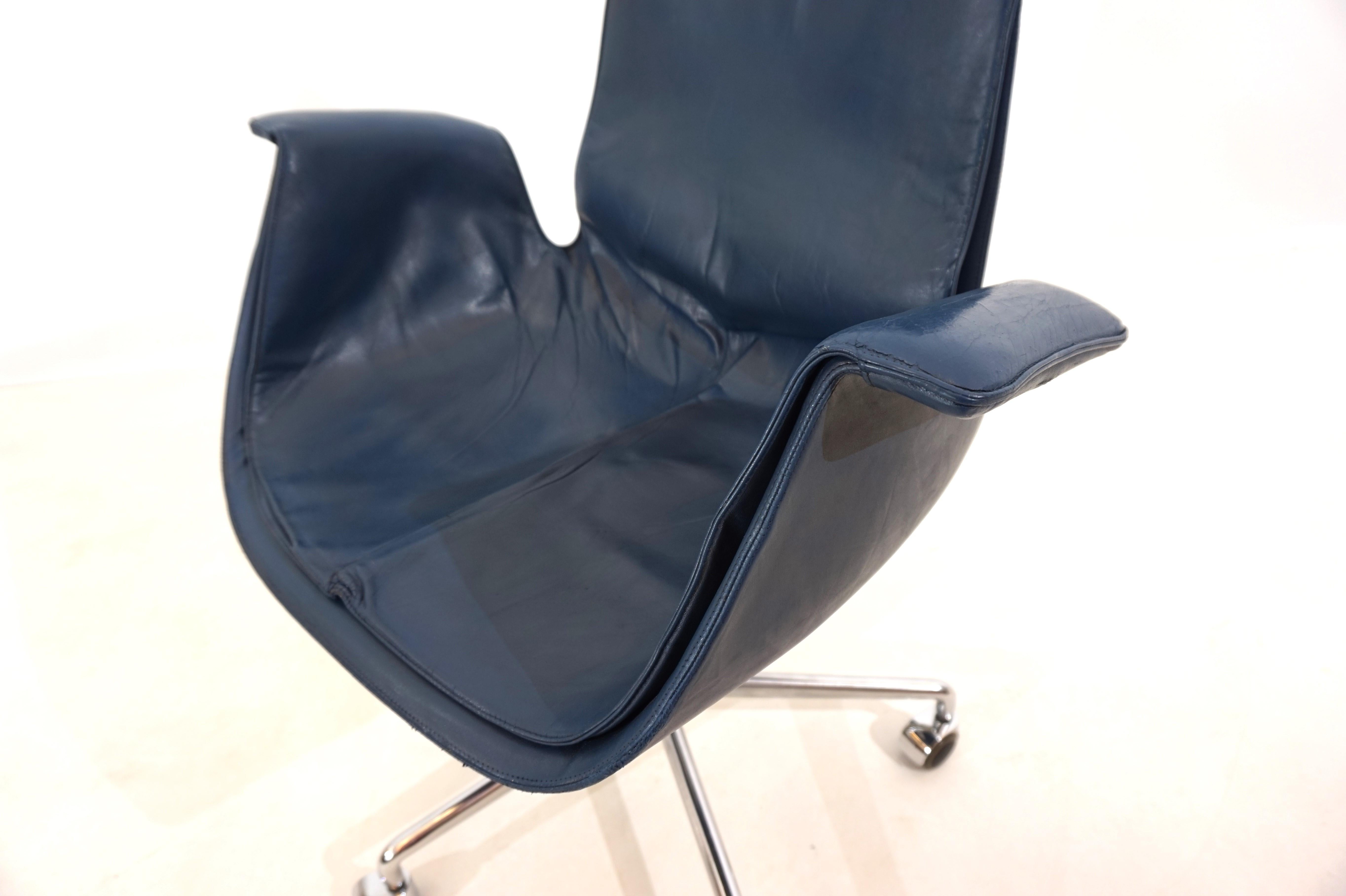 Kill International 6727 leather office chair by Fabricius & Kastholm For Sale 15