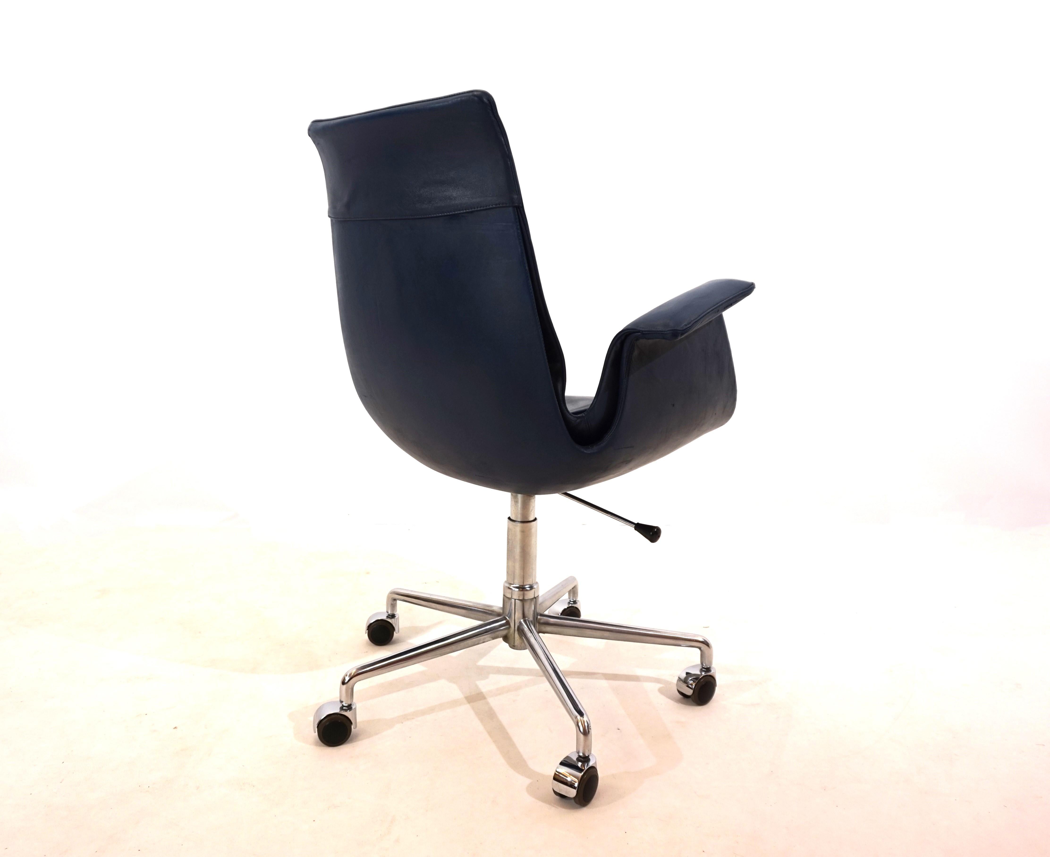 Kill International 6727 leather office chair by Fabricius & Kastholm For Sale 3