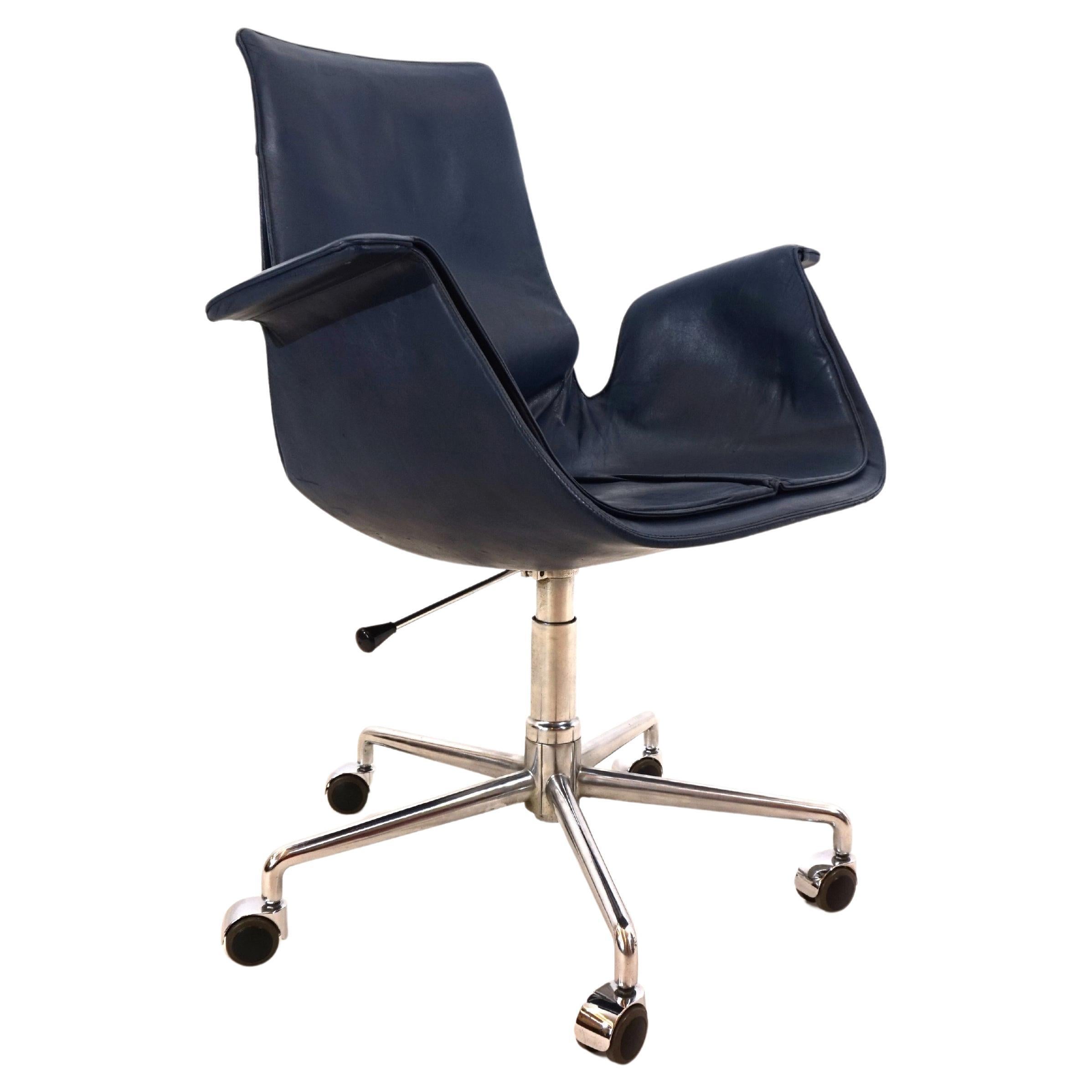 Kill International 6727 leather office chair by Fabricius & Kastholm For Sale