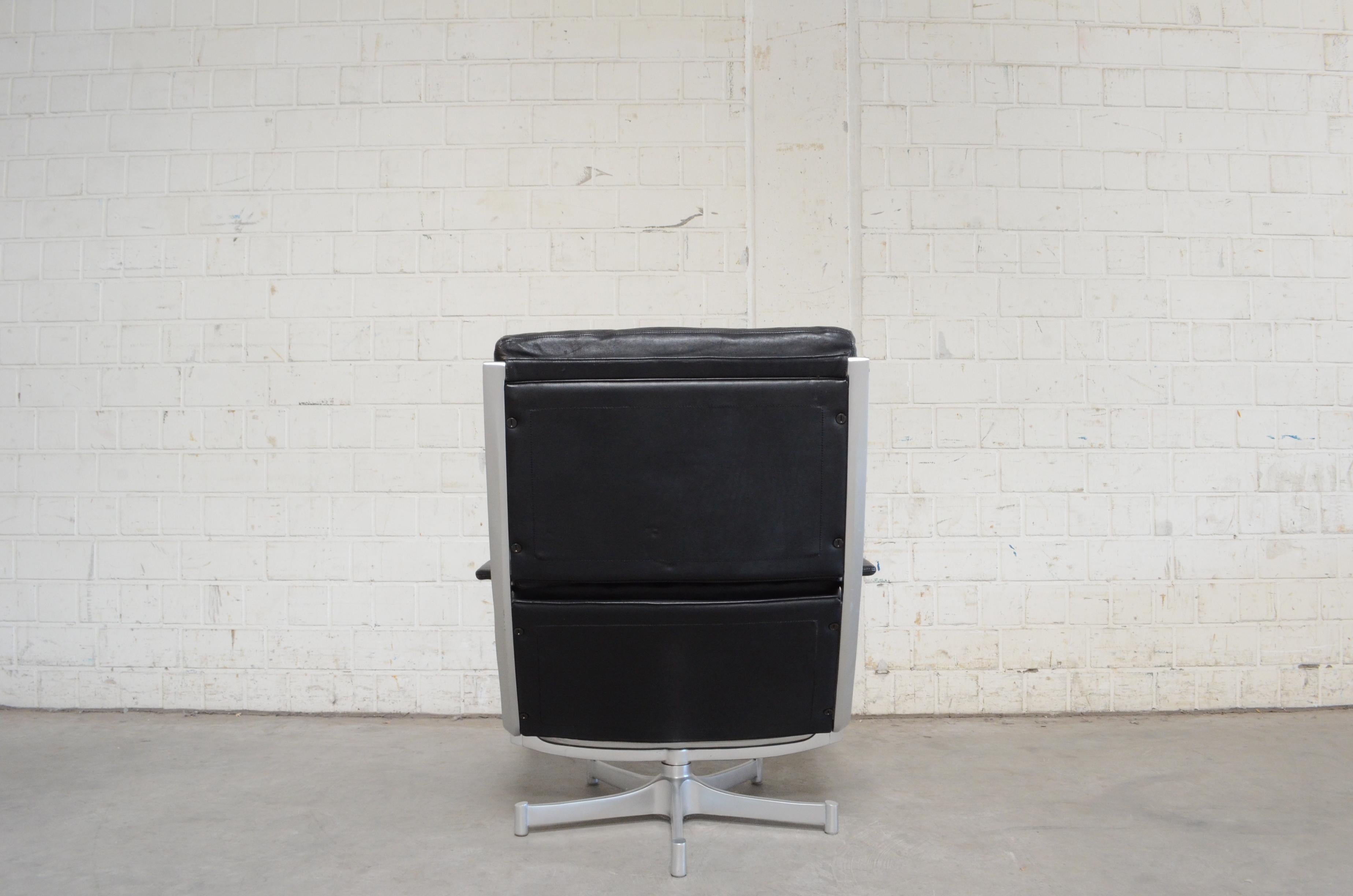 Kill International FK 85 Lounge Chair Cognac Leather Design Kastholm / Fabricius For Sale 2