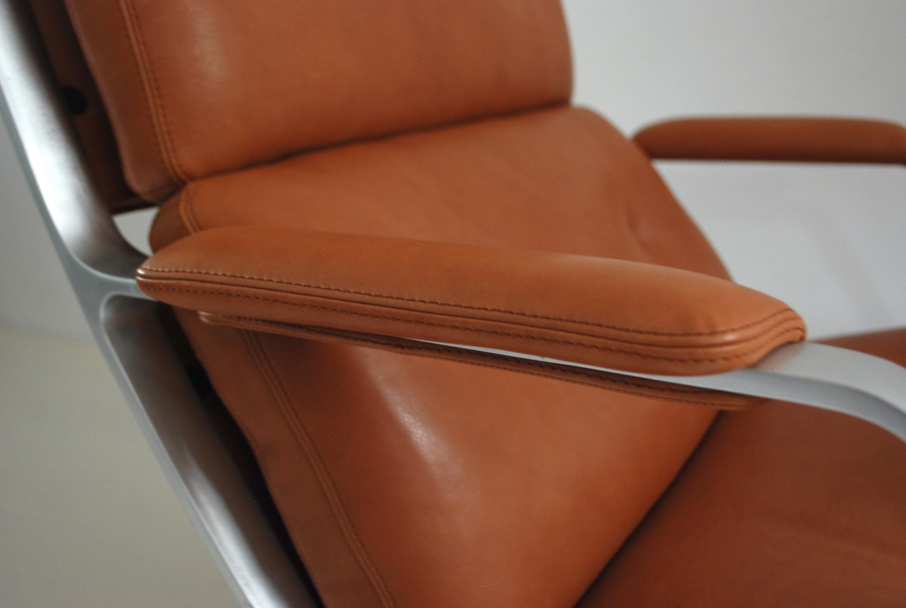 Silla de salón Kill International FK 85 Cognac Natural by Kastholm & Fabricius en venta 7