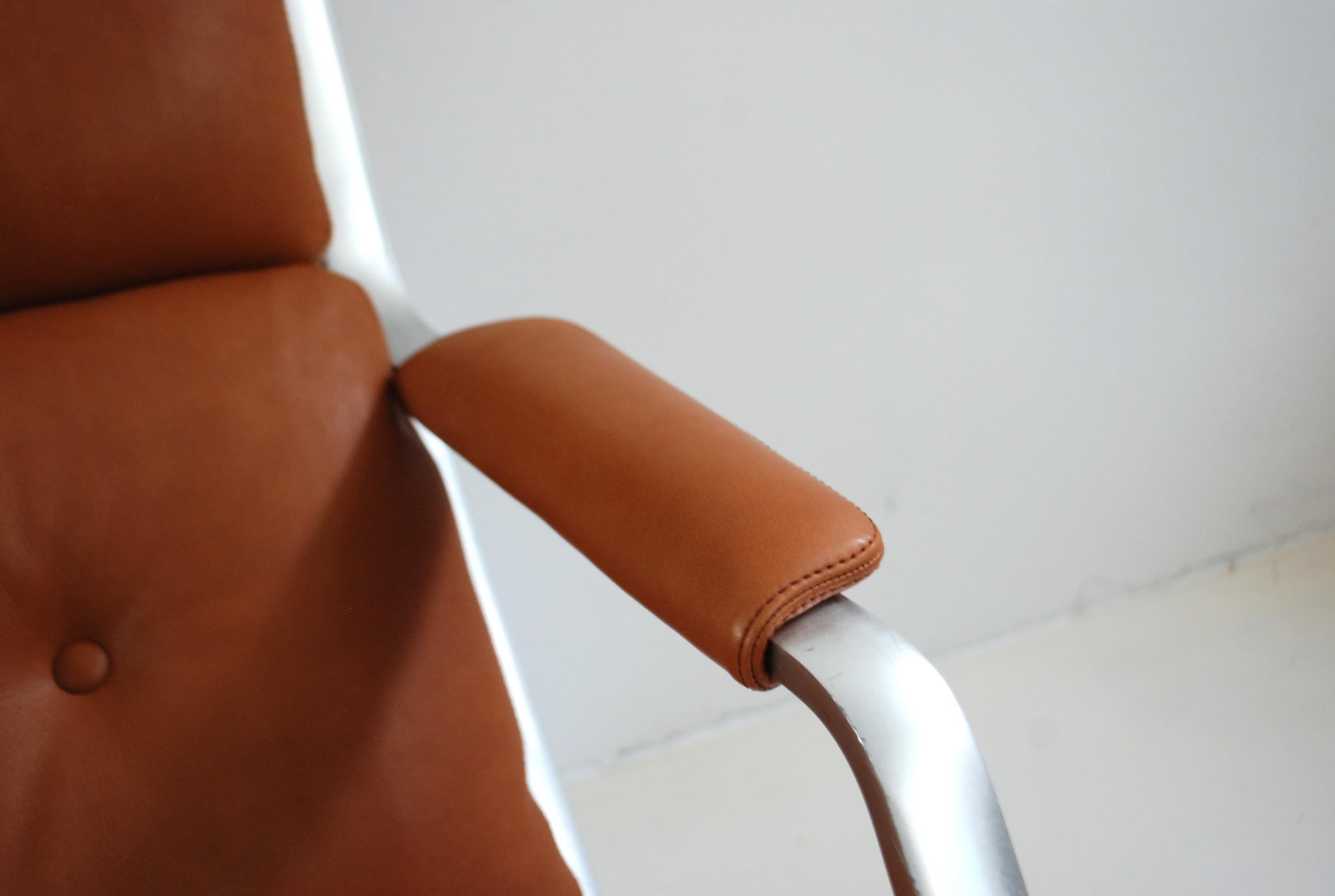 Silla de salón Kill International FK 85 Cognac Natural by Kastholm & Fabricius en venta 2