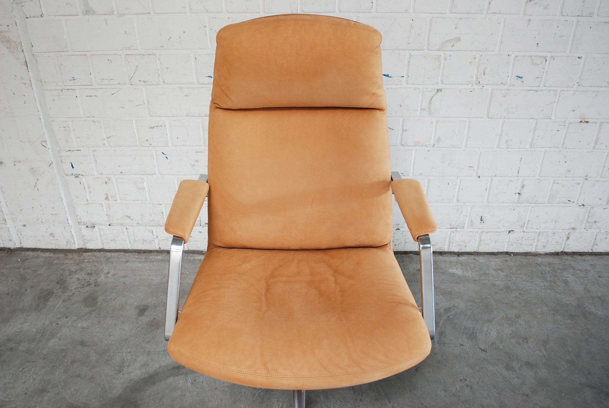 cognac office chair