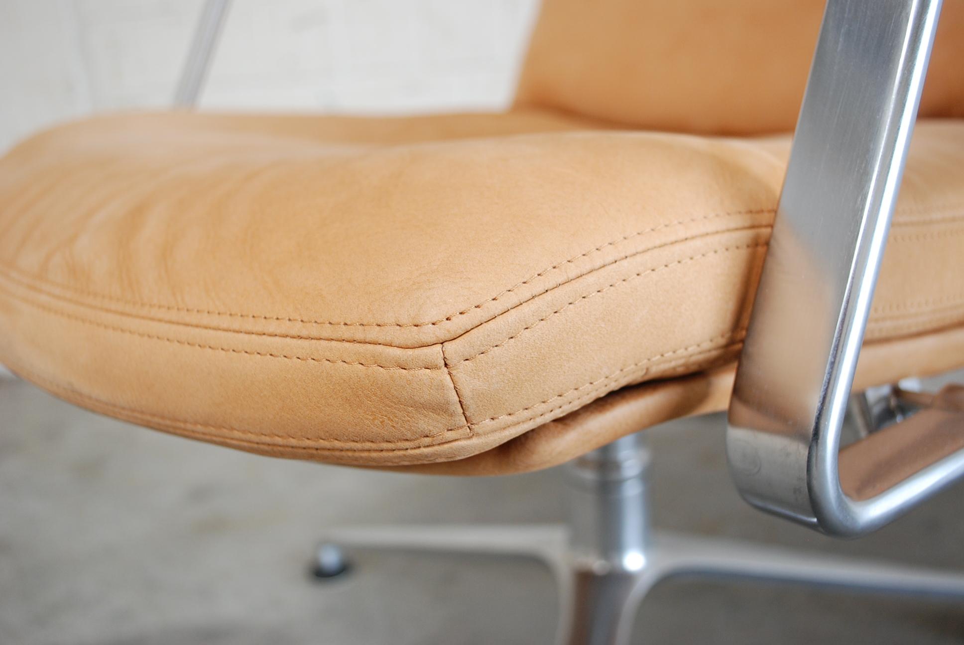 Kill International FK 86 Office Chair Cognac Leather by Kastholm & Fabricius In Good Condition In Munich, Bavaria