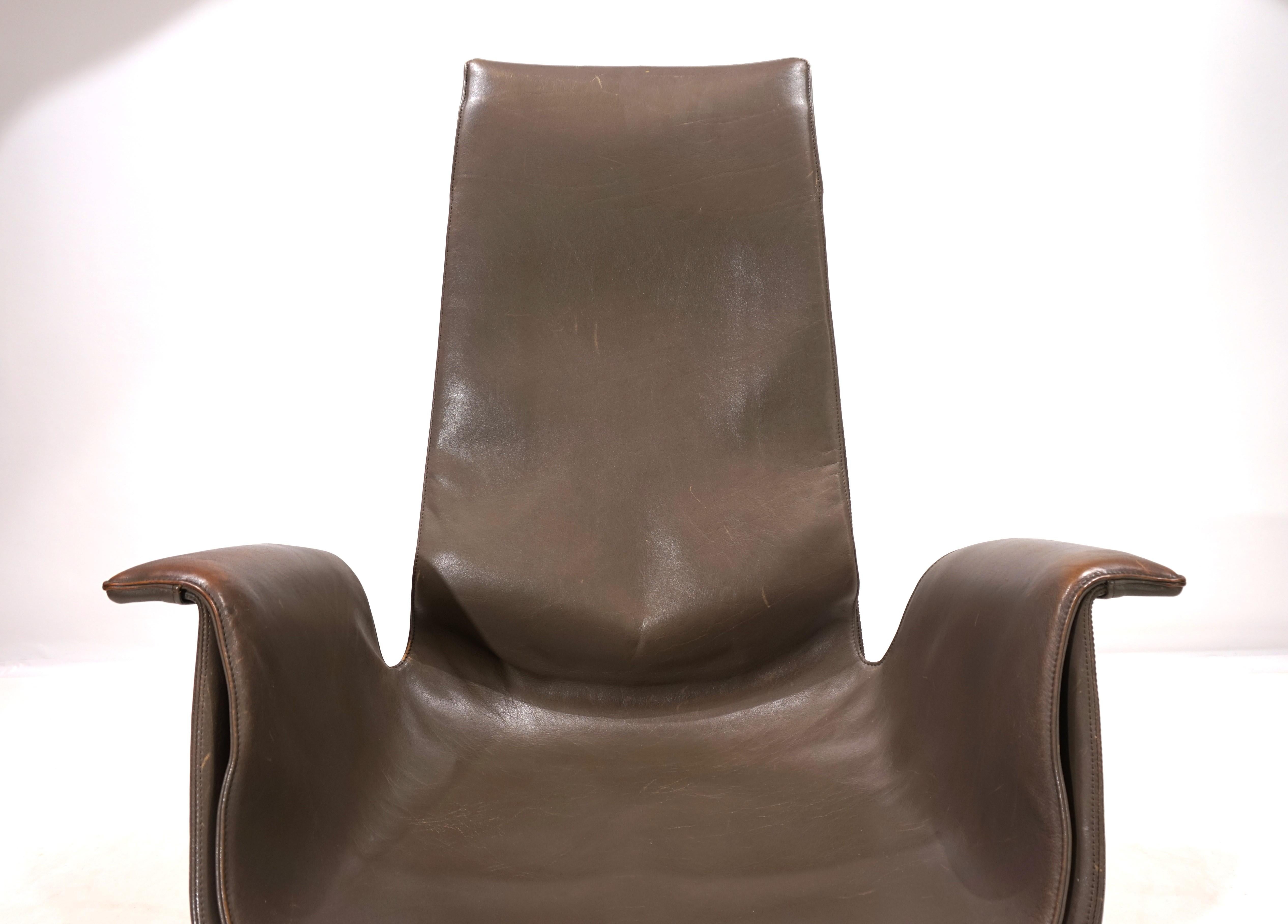 Kill International FK6725 leather chair by Fabricius & Kastholm, 1960 6