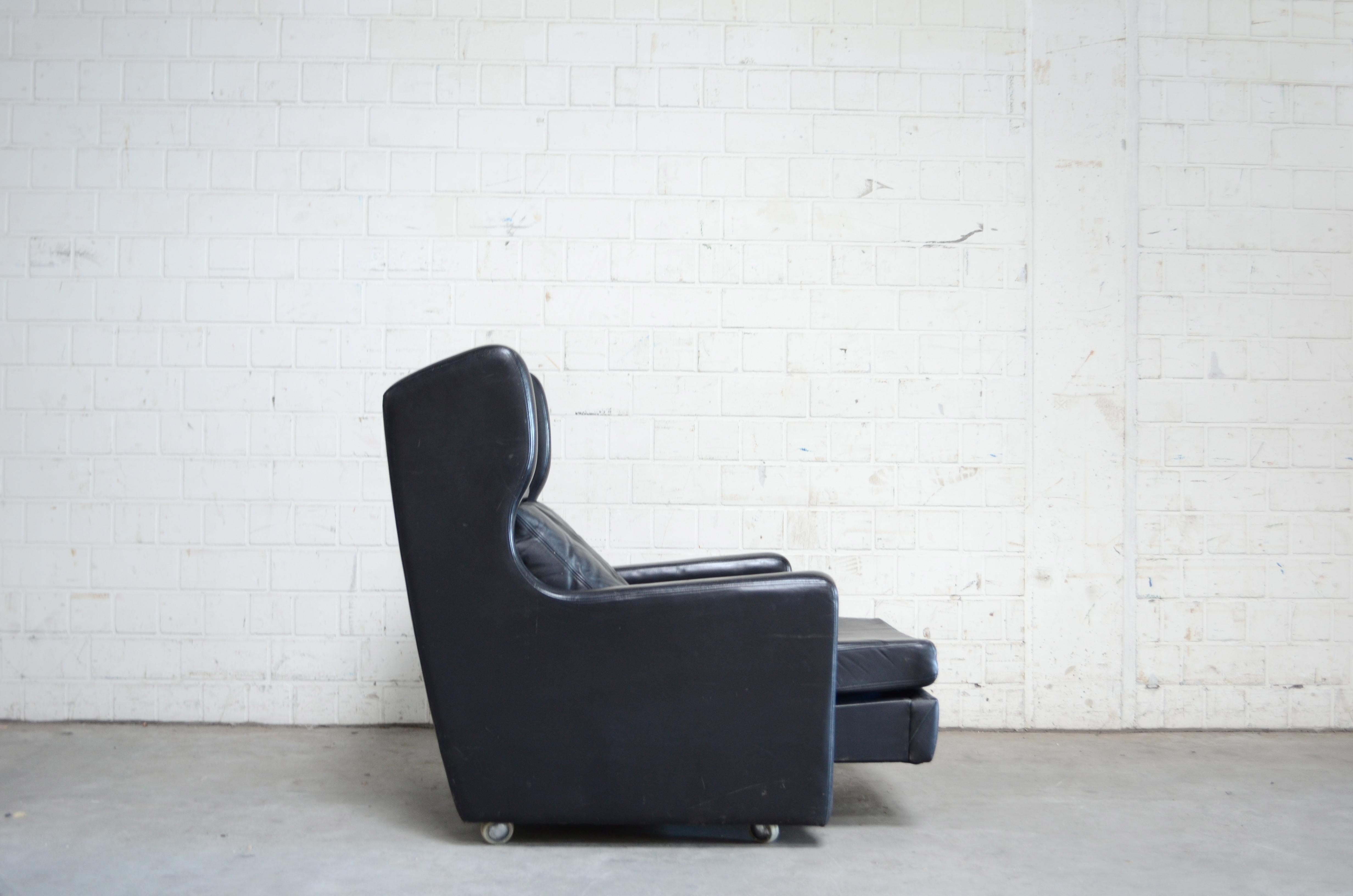Kill International Highback Lounge Leather Chair black 5