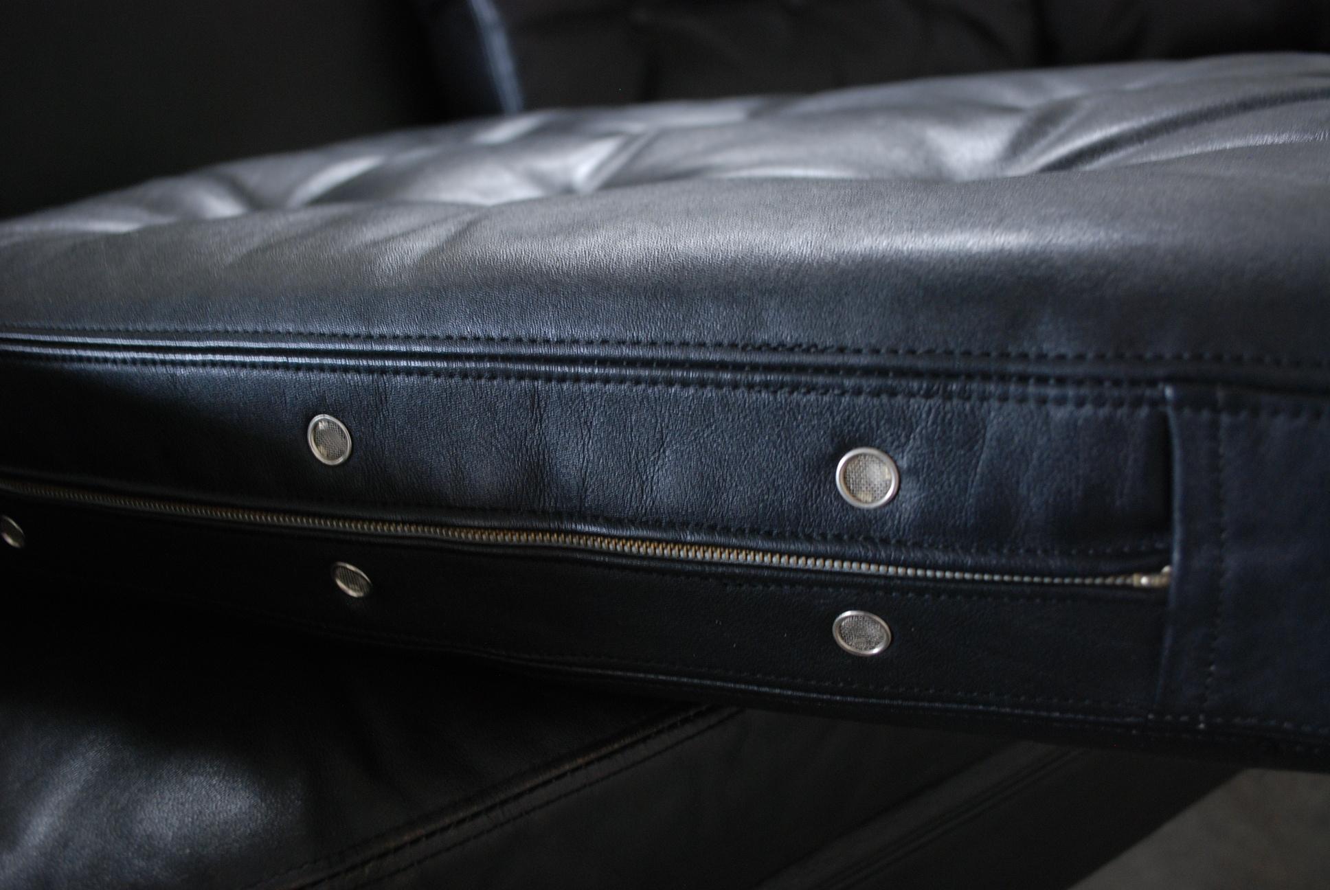 Kill International Leather Sofa Design by Rudolf Glatzel, 1960s For Sale 10
