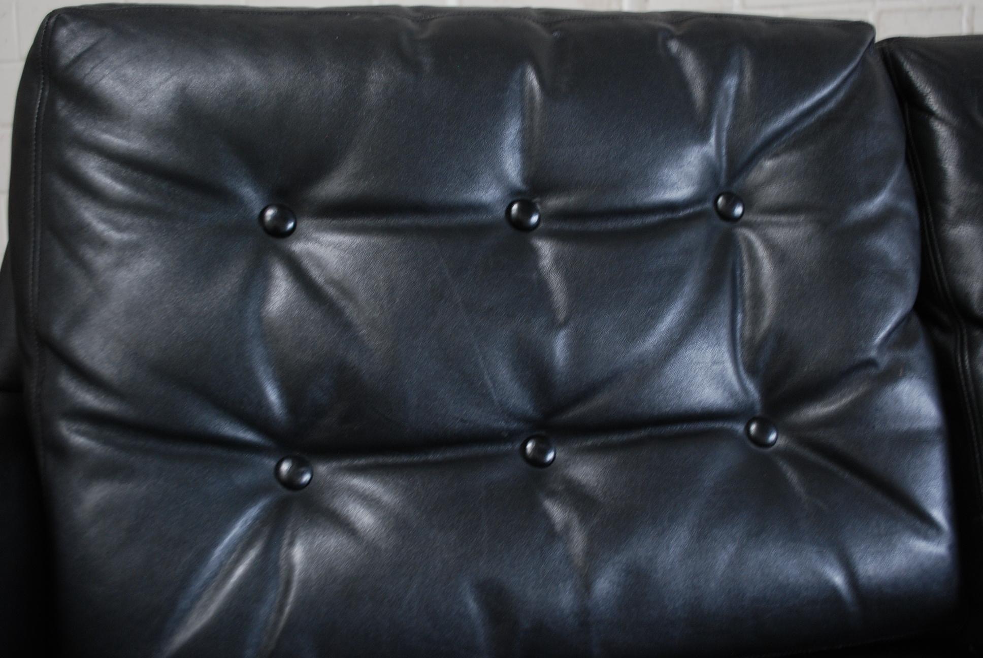 Kill International Leder-Sofa entworfen von Rudolf Glatzel, 1960er Jahre im Angebot 2