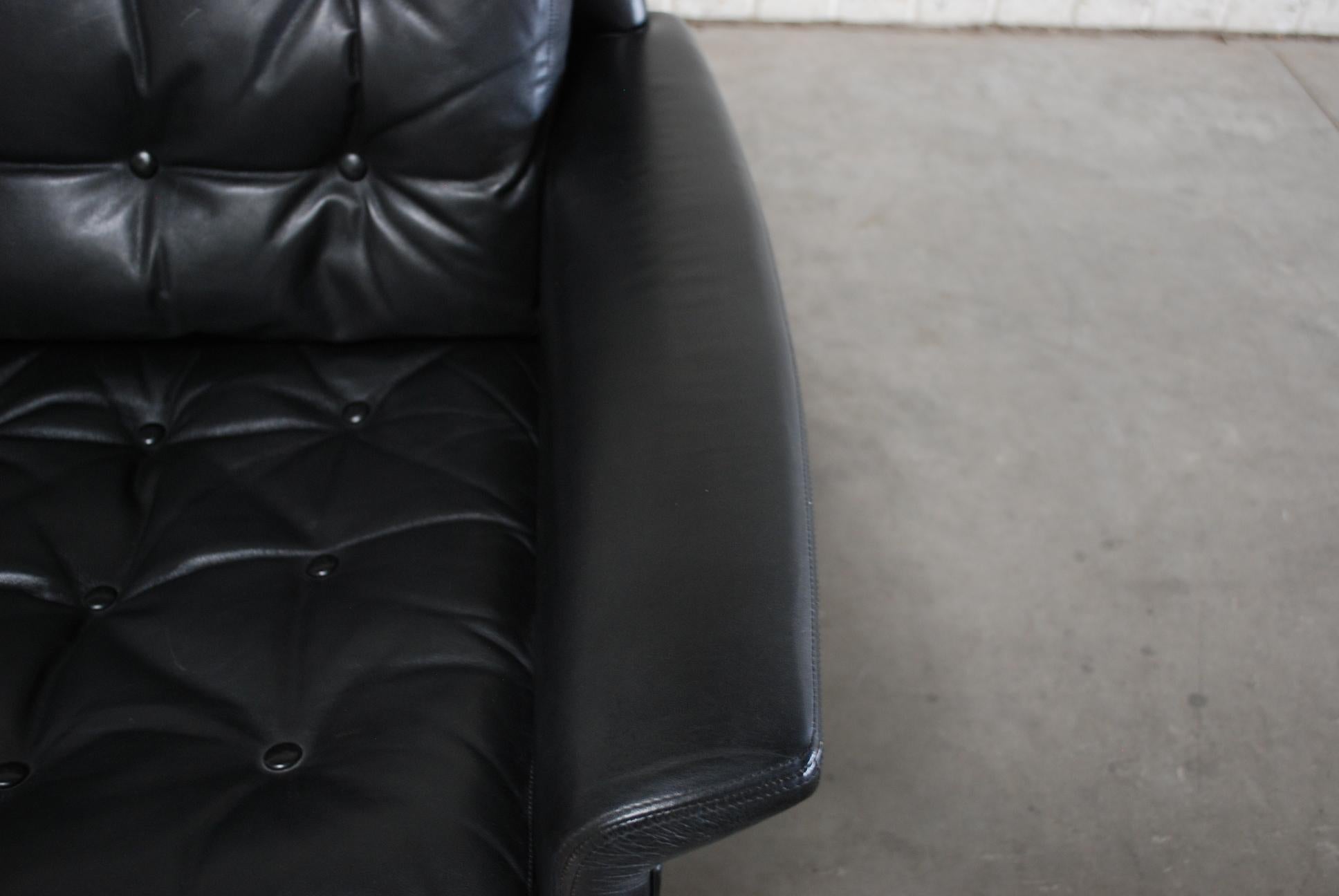 Kill International Leather Sofa Design by Rudolf Glatzel, 1960s For Sale 1