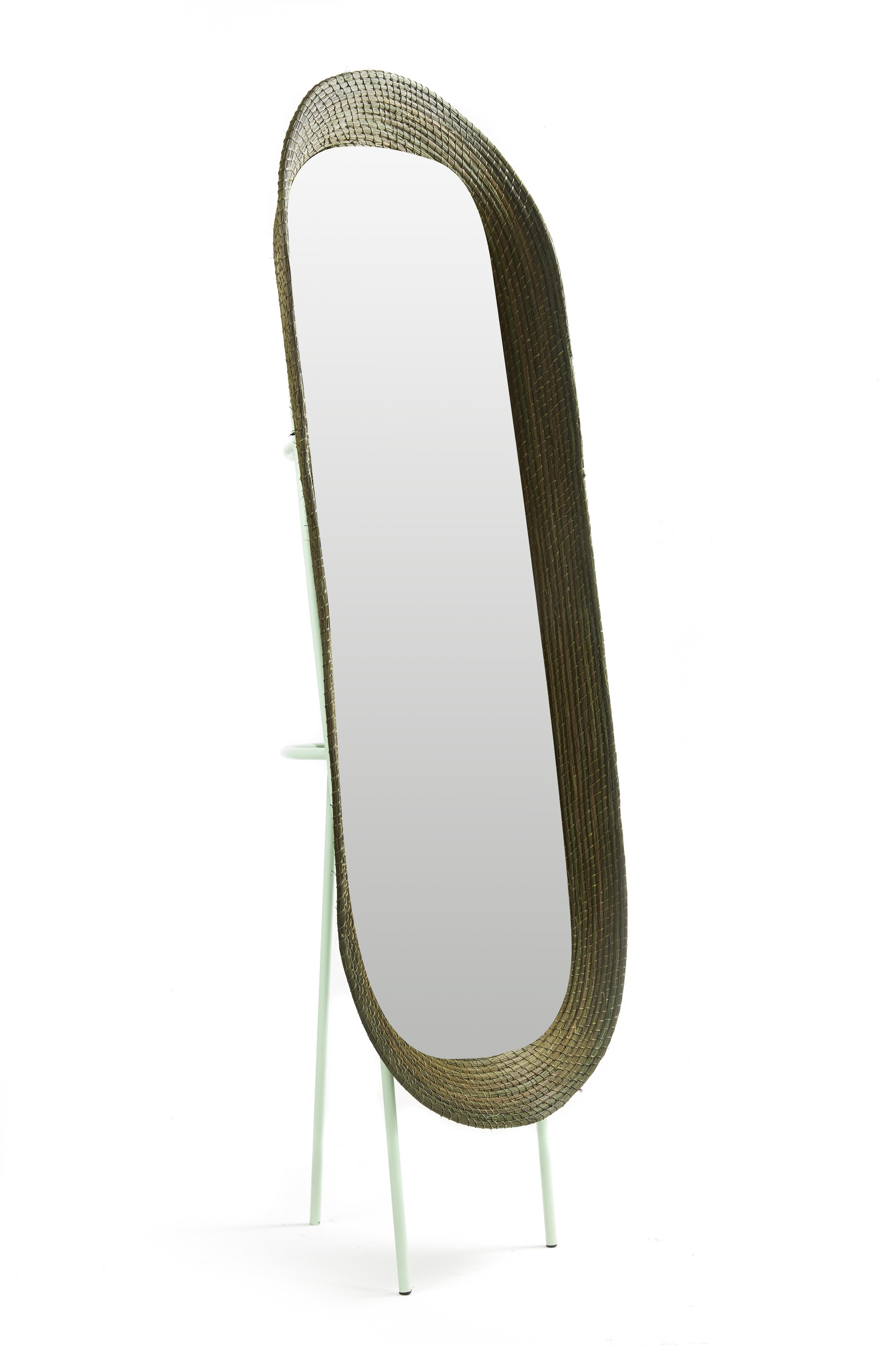 Powder-Coated Killa Big Standing Mirror by Pauline Deltour For Sale