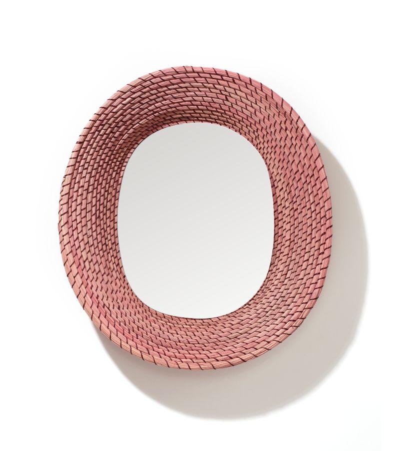 Contemporary Killa Oval Shaped Mirror by Pauline Deltour