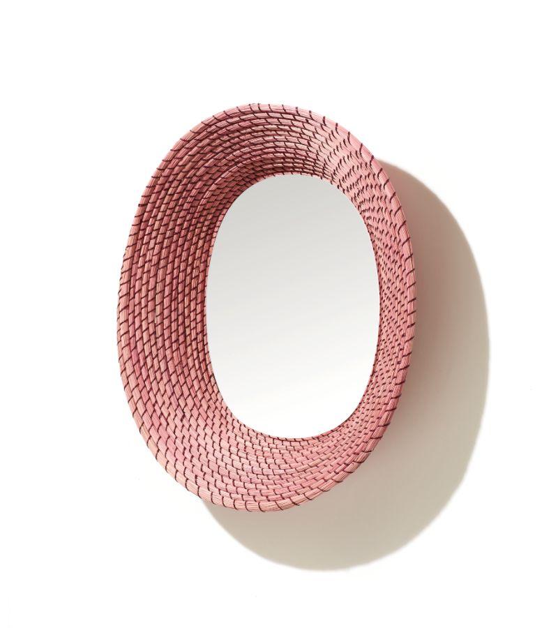 Contemporary Killa Oval Shaped Mirror by Pauline Deltour For Sale