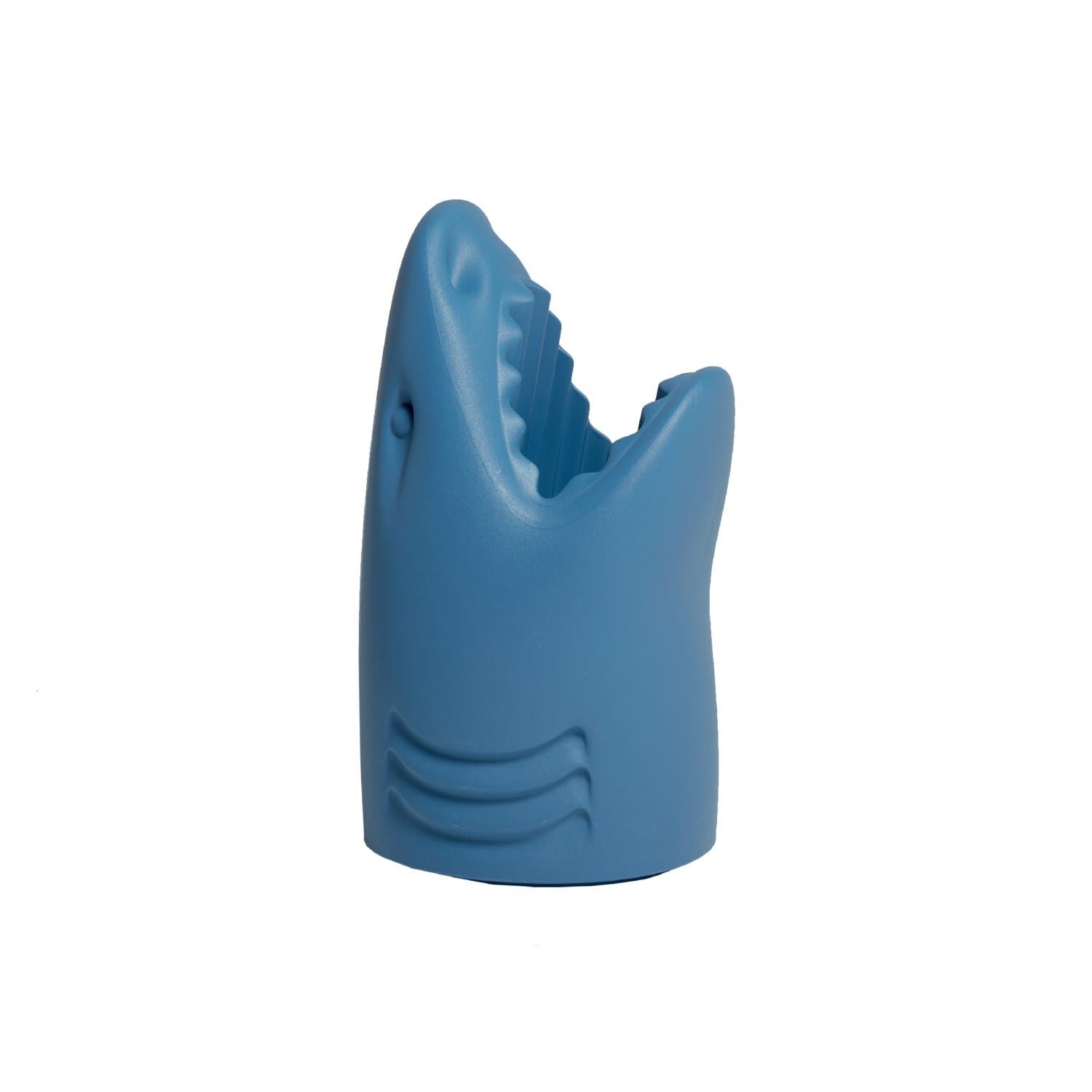 Contemporary Killer, Blue Shark Umbrella Stand by Studio Job For Sale