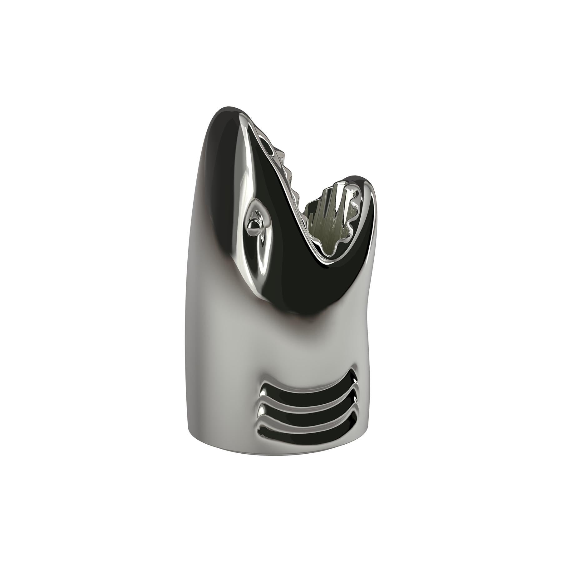 silver umbrella stand
