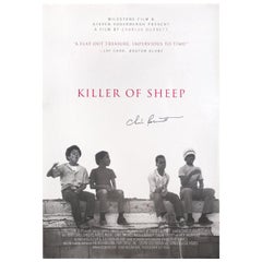 “Killer of Sheep” 2007 U.S. One Sheet Film Poster Signed