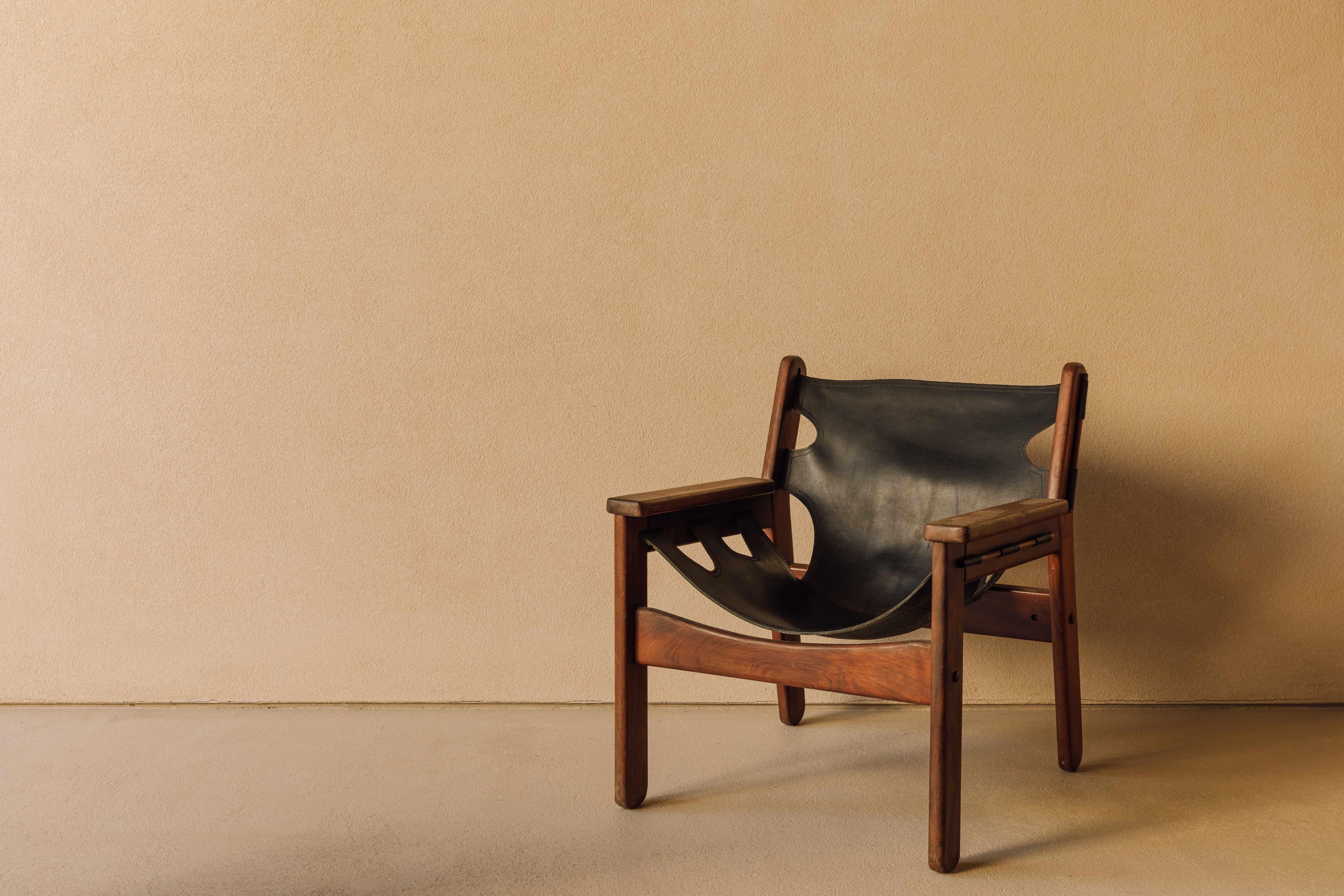 Fauteuil de salon Killin de Sergio Rodrigues, 1973 Bon état - En vente à Melides, PT
