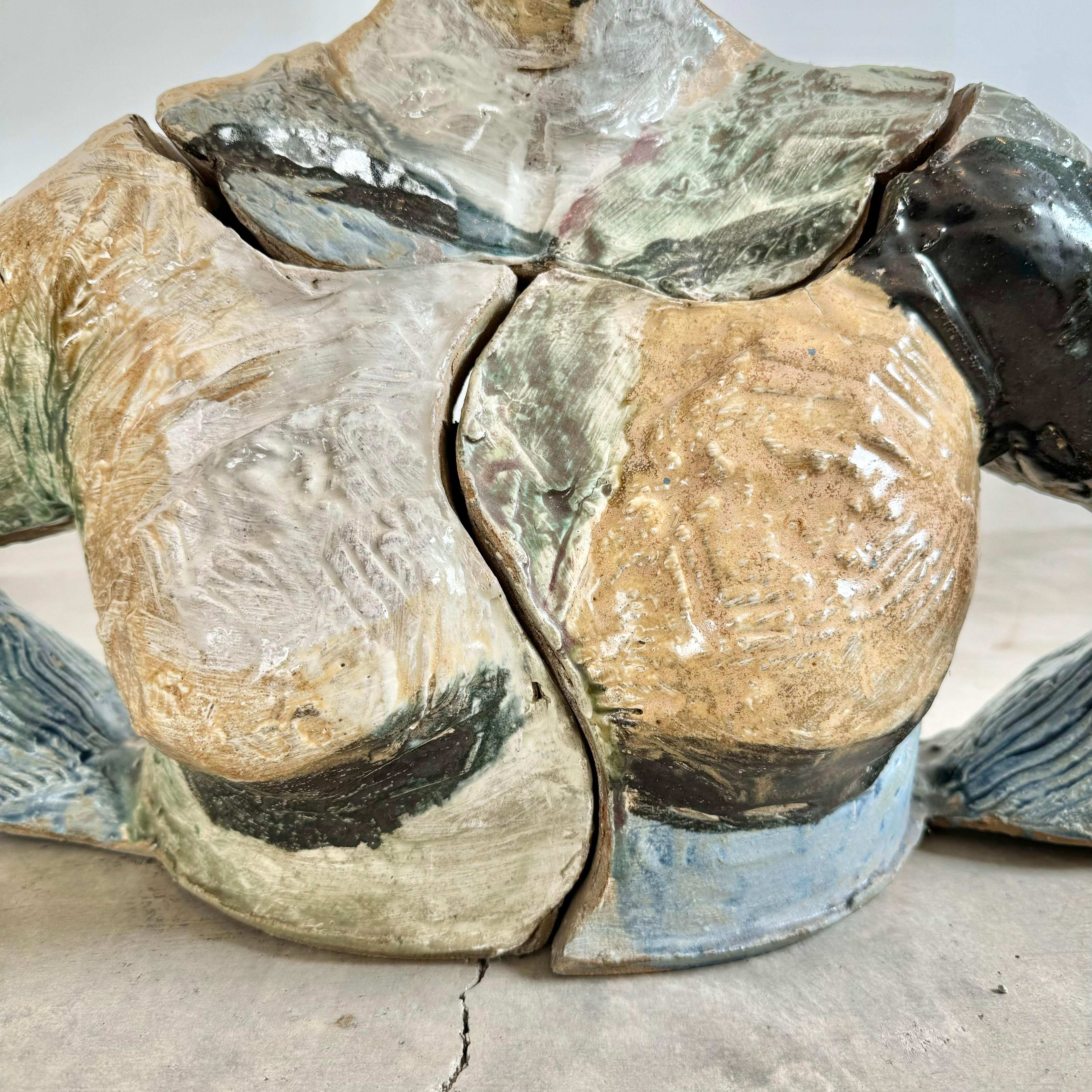 Escultura de arcilla cocida de una mujer, años 80 EE.UU. en venta 7