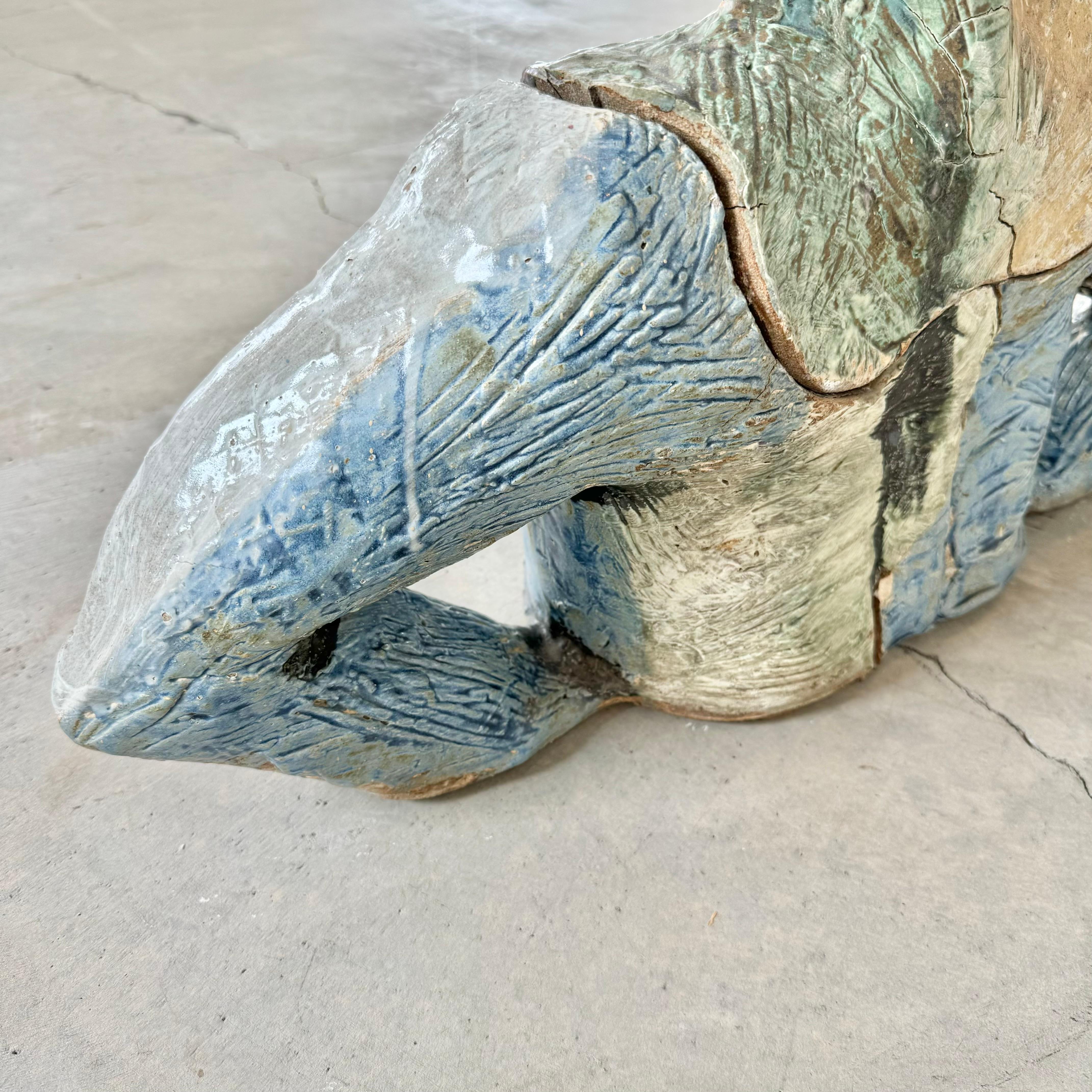Escultura de arcilla cocida de una mujer, años 80 EE.UU. en venta 1