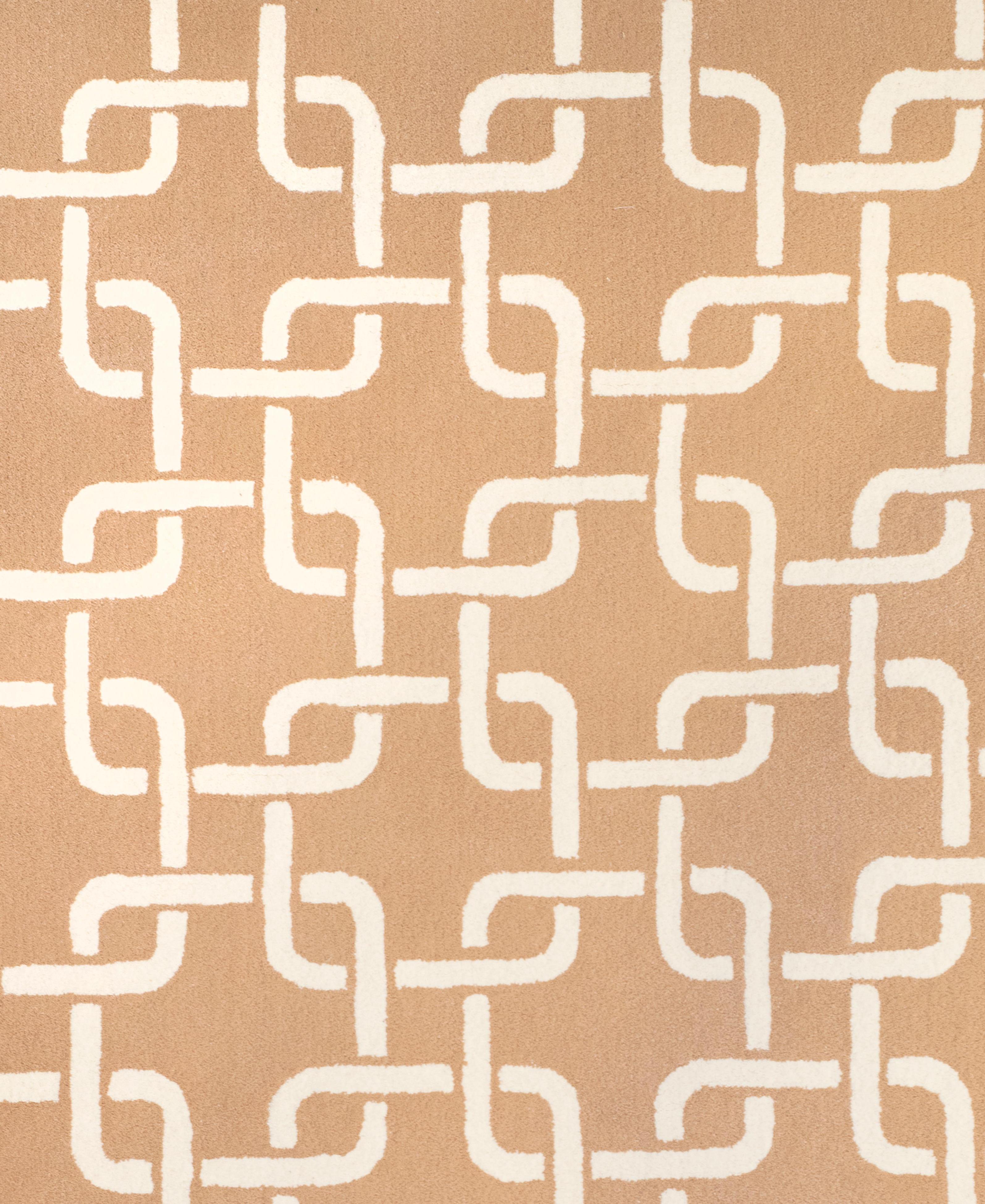 Dieser Teppich wird in Spanien mit der Technik des Handtuftens hergestellt.
Wir verwenden nur die feinsten natürlichen Garne, 100% reine Schurwolle mit einer Stärke von 15mm. 

- Auf Wunsch in jeder Größe und in jeder Farbe anpassbar.
- Regelmäßig