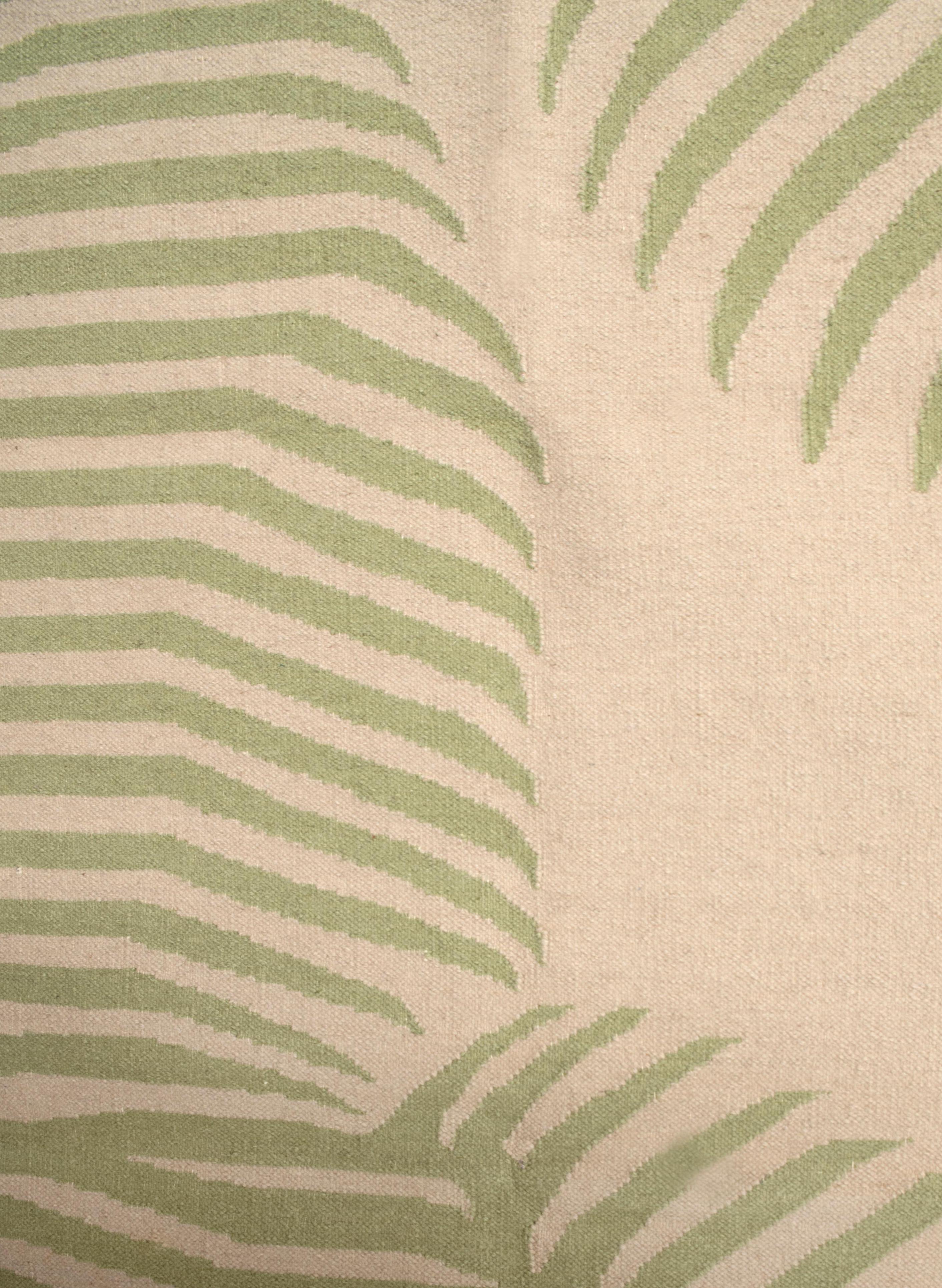 This rug has been ethically handwoven in the finest wool yarns by artisans in north of India, using a traditional weaving technique which is native of this region.
Each rug is handwoven with irregular details to create beautiful imperfections that