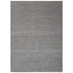 Tapis moderne en laine dhurrie tissé à la main en noir et blanc à petit motif de neige