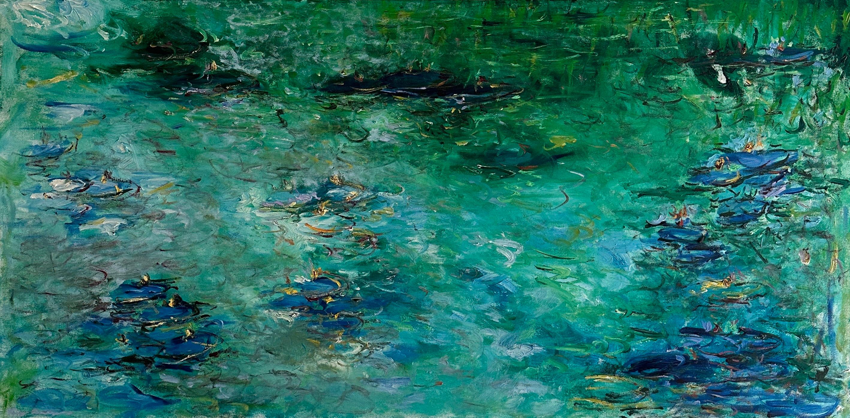 Landscape Painting Kim Ahonoukoun - La vie après Amsterdam