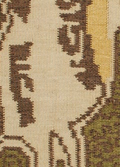 Kim Alexandriuk Tattoo Relief Hand Knotted Wool Rug for Doris Leslie Blau