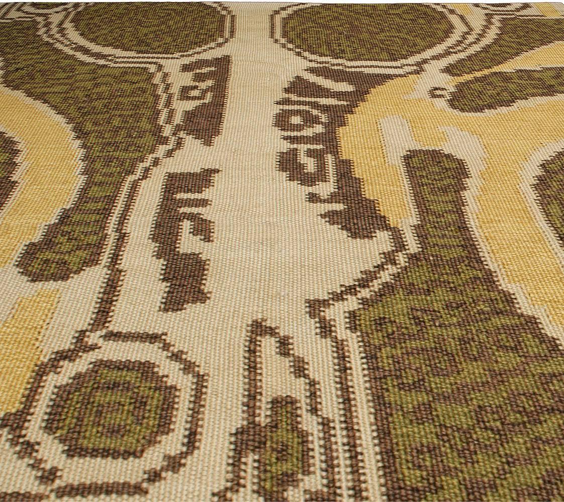 Modern Kim Alexandriuk Tattoo Relief Hand Knotted Wool Rug for Doris Leslie Blau For Sale