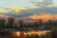 Fish Creek in der Abenddämmerung